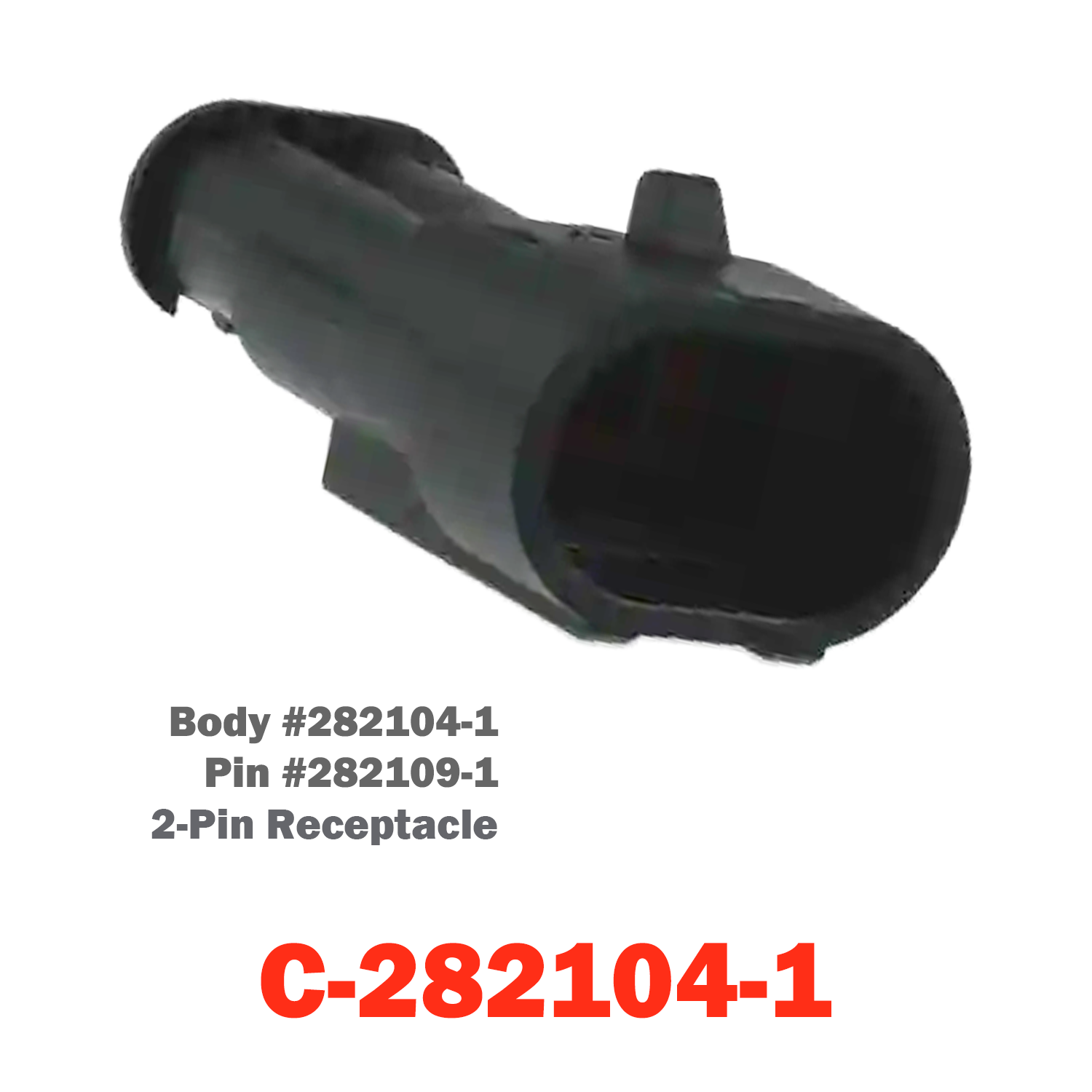 02 Pin Receptacle | C-282104-1