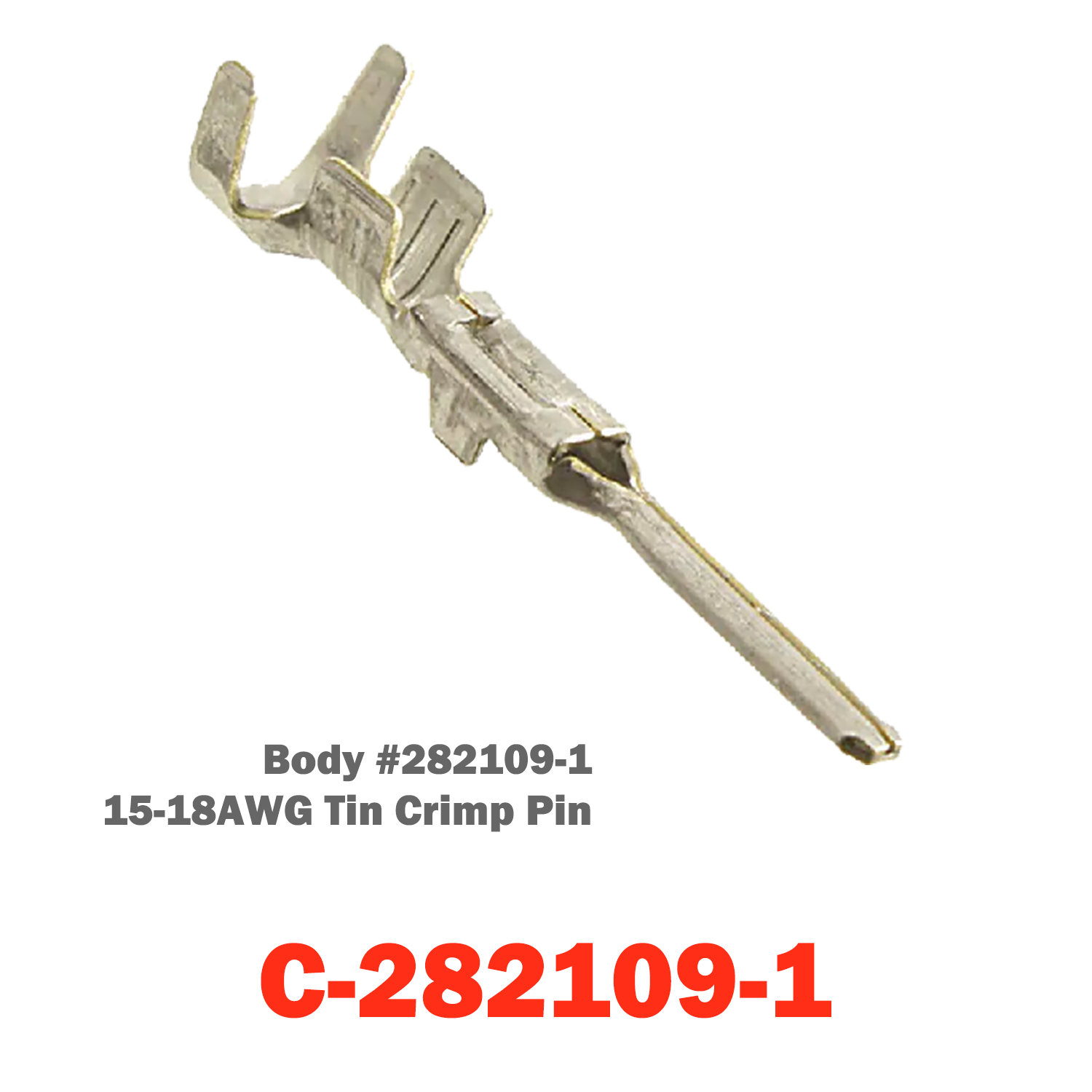 15-18AWG Tin Crimp Pin | C-282109-1