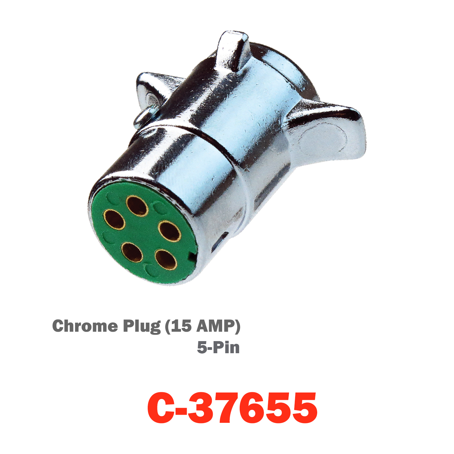 C-37655 | Pollak Chrome Plug