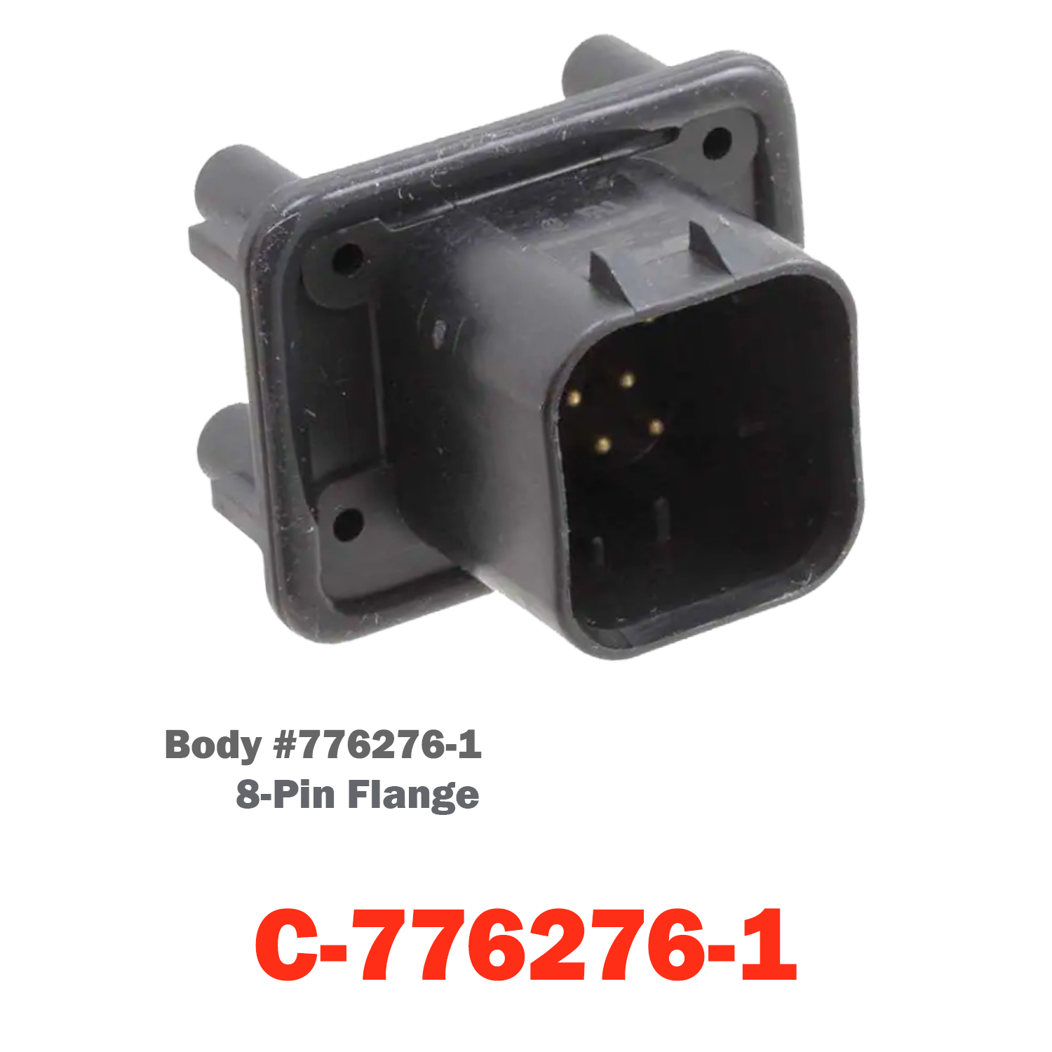 08 Pin Flange | C-776276-1