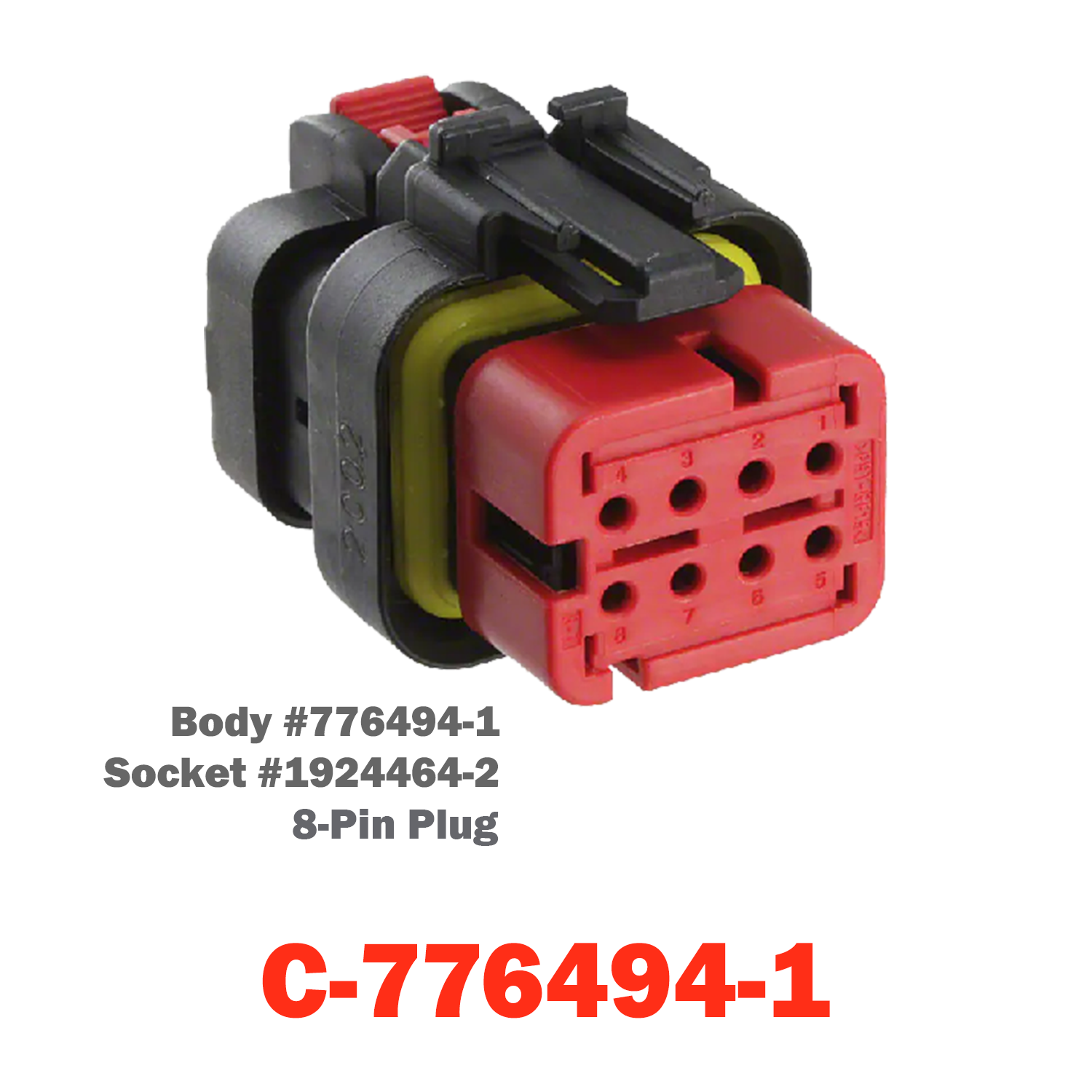08 Pin Plug | C-776494-1