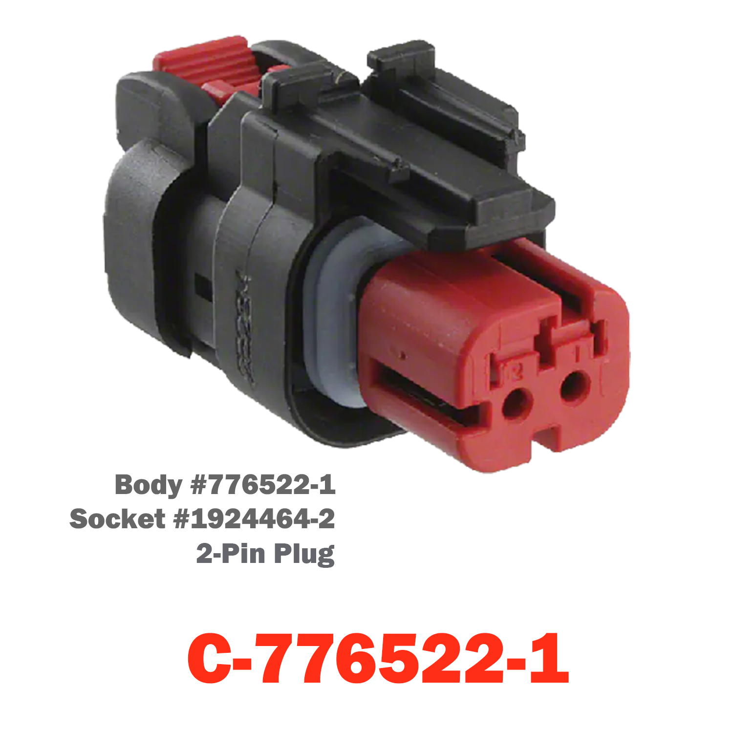 02 Pin Plug | C-776522-1
