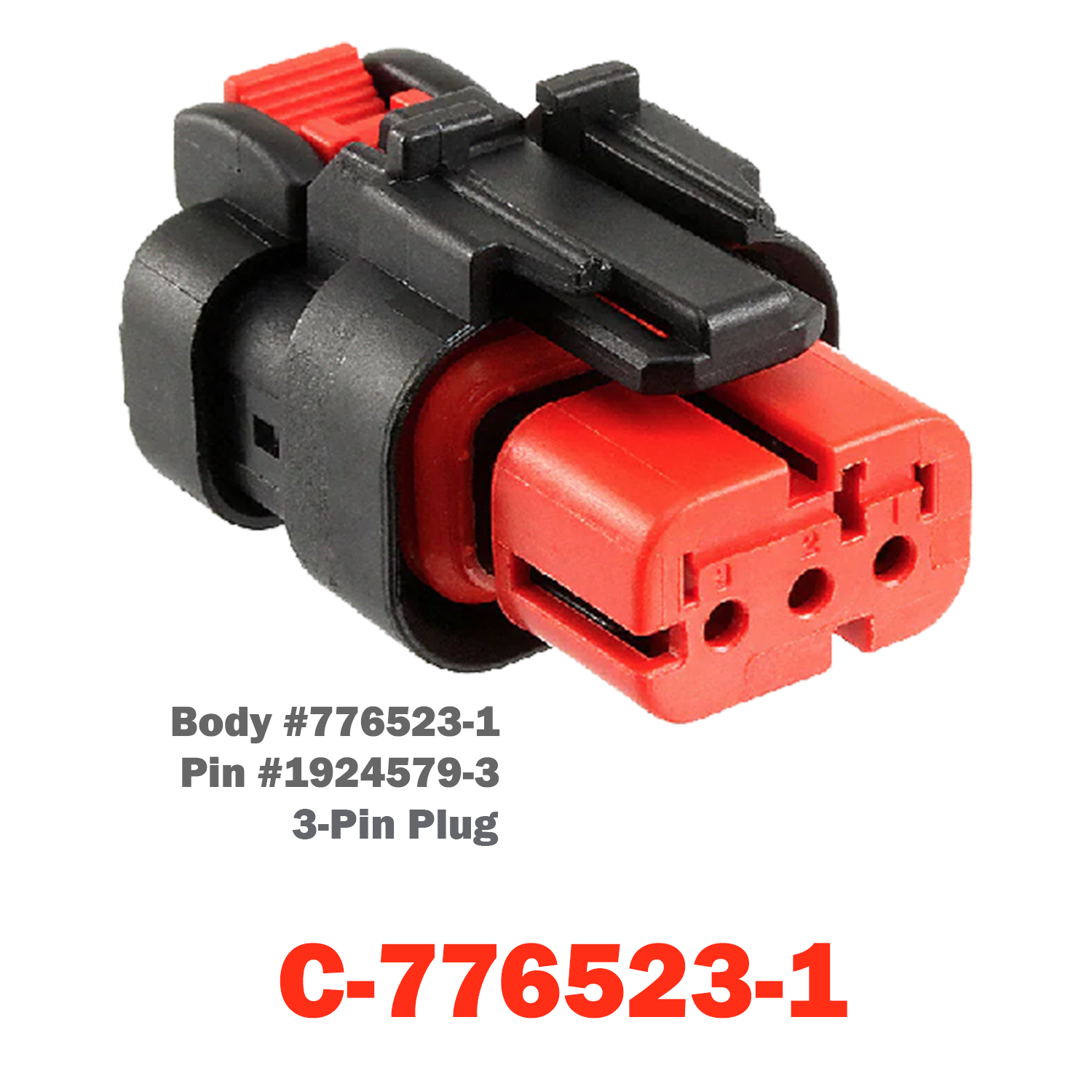 03 Pin Plug | C-776523-1