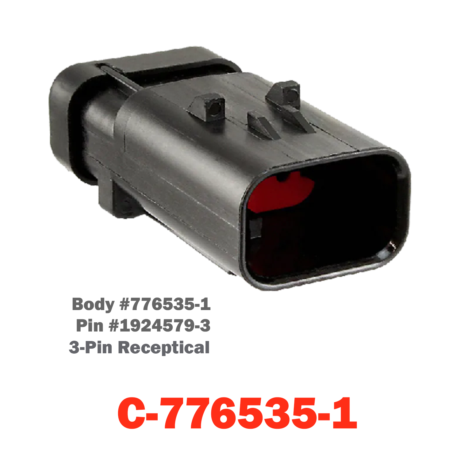 03 Pin Receptacle | C-776535-1