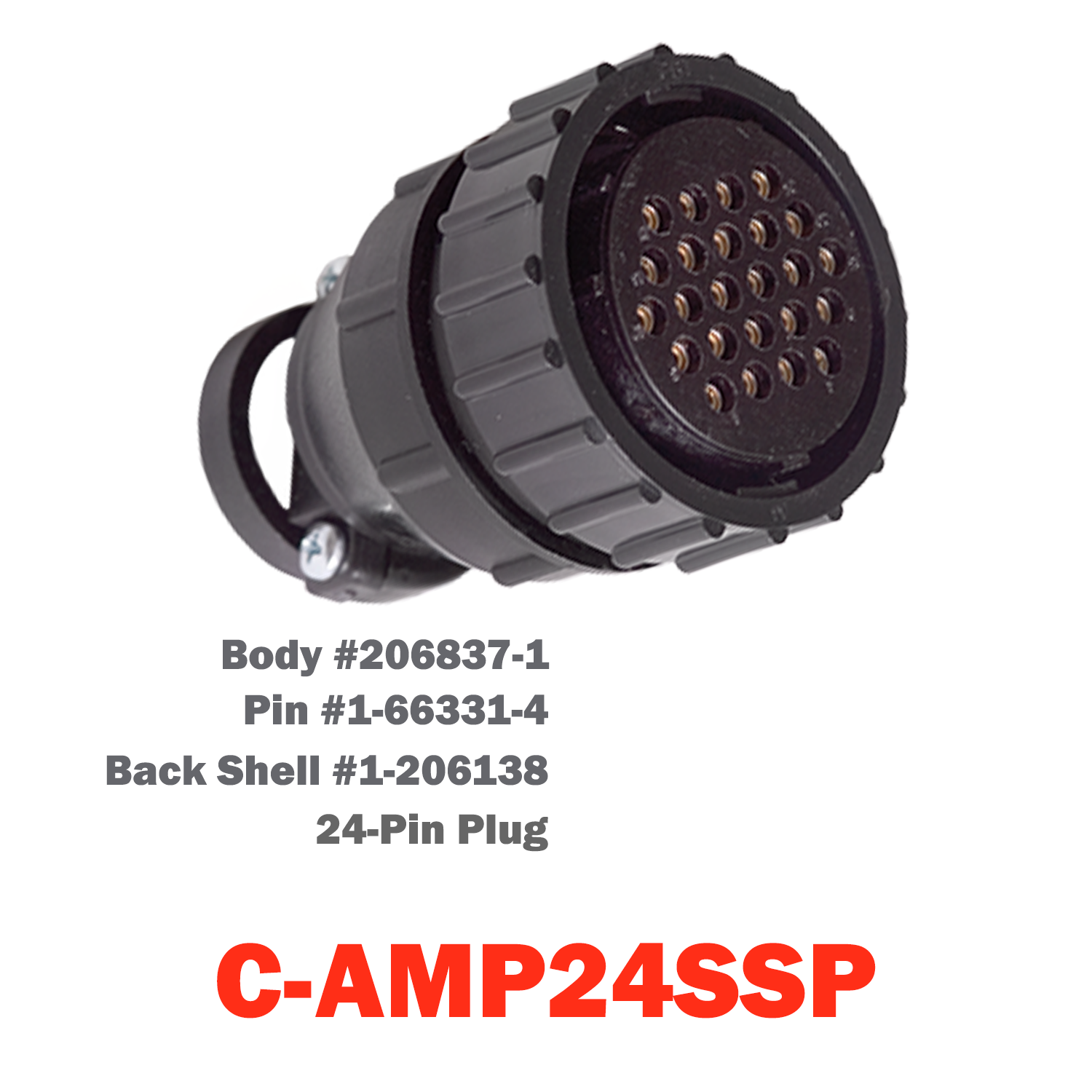 24 Pin AMP Plug | C-AMP24SSP