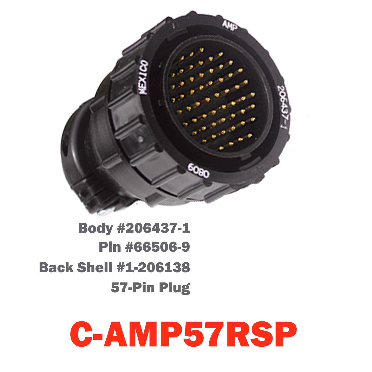 57 Pin AMP Plug | C-AMP57RSP