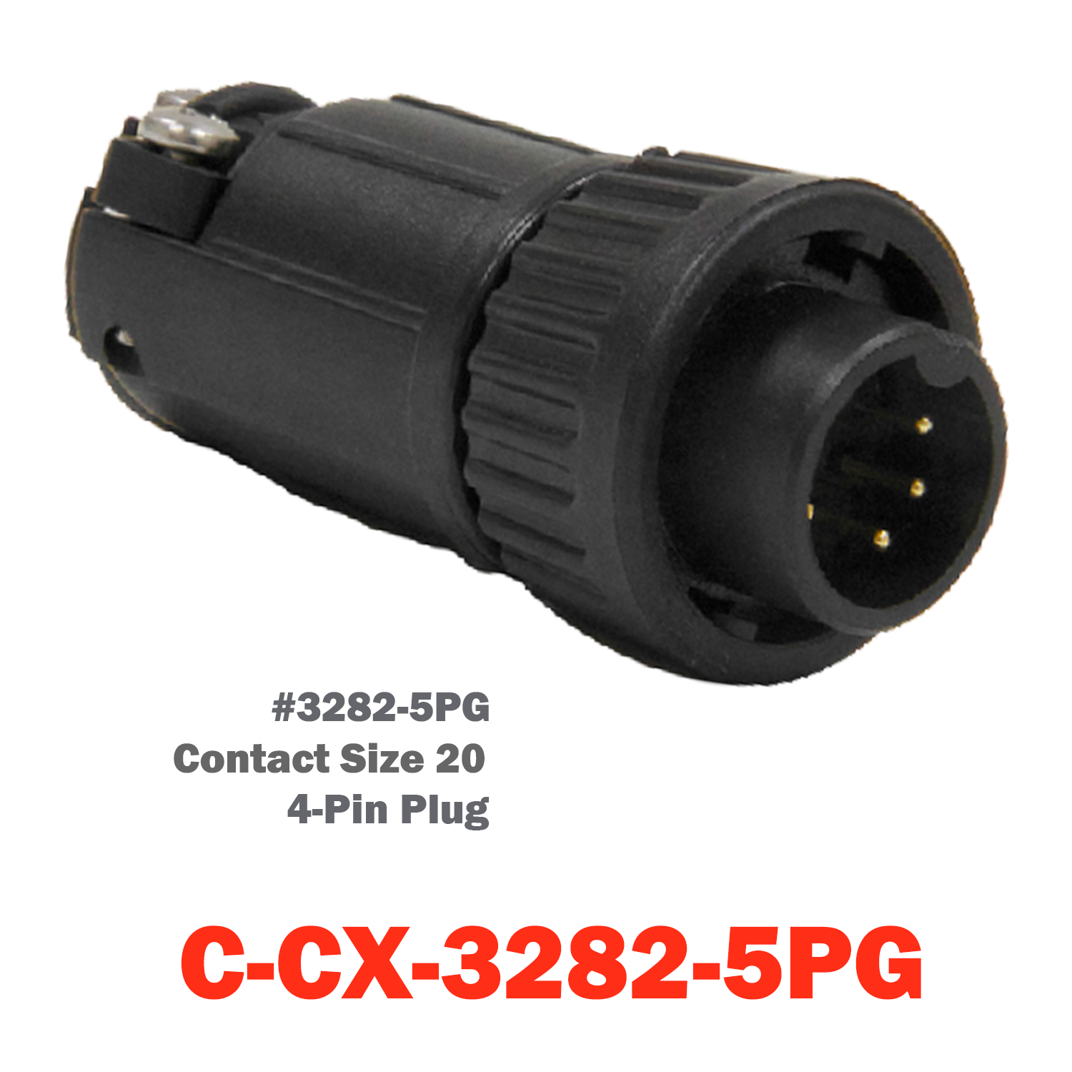 05 Pin Conxall Plug |C-CX-3282-5PG