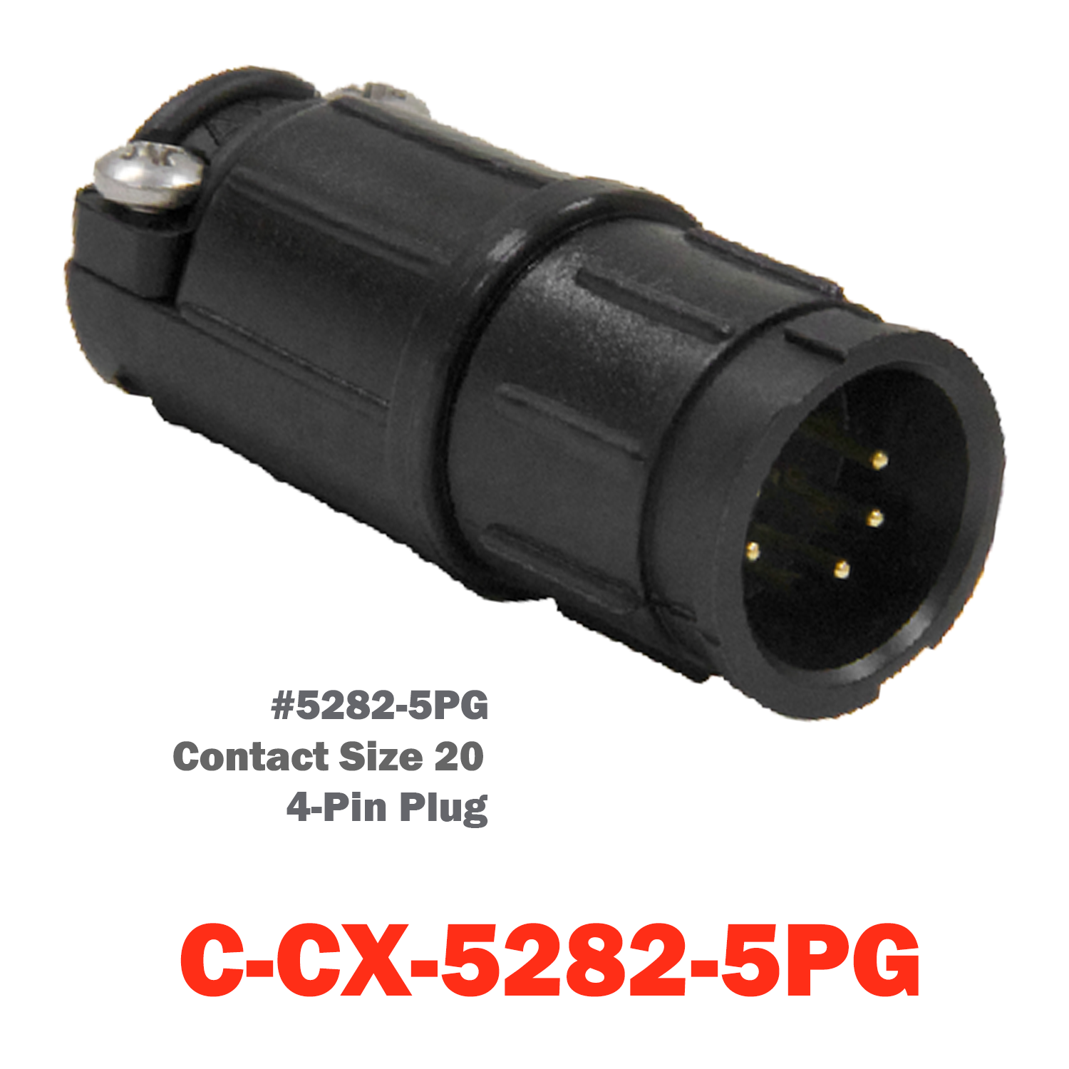 05 Pin Conxall Plug | C-CX-5282-5PG