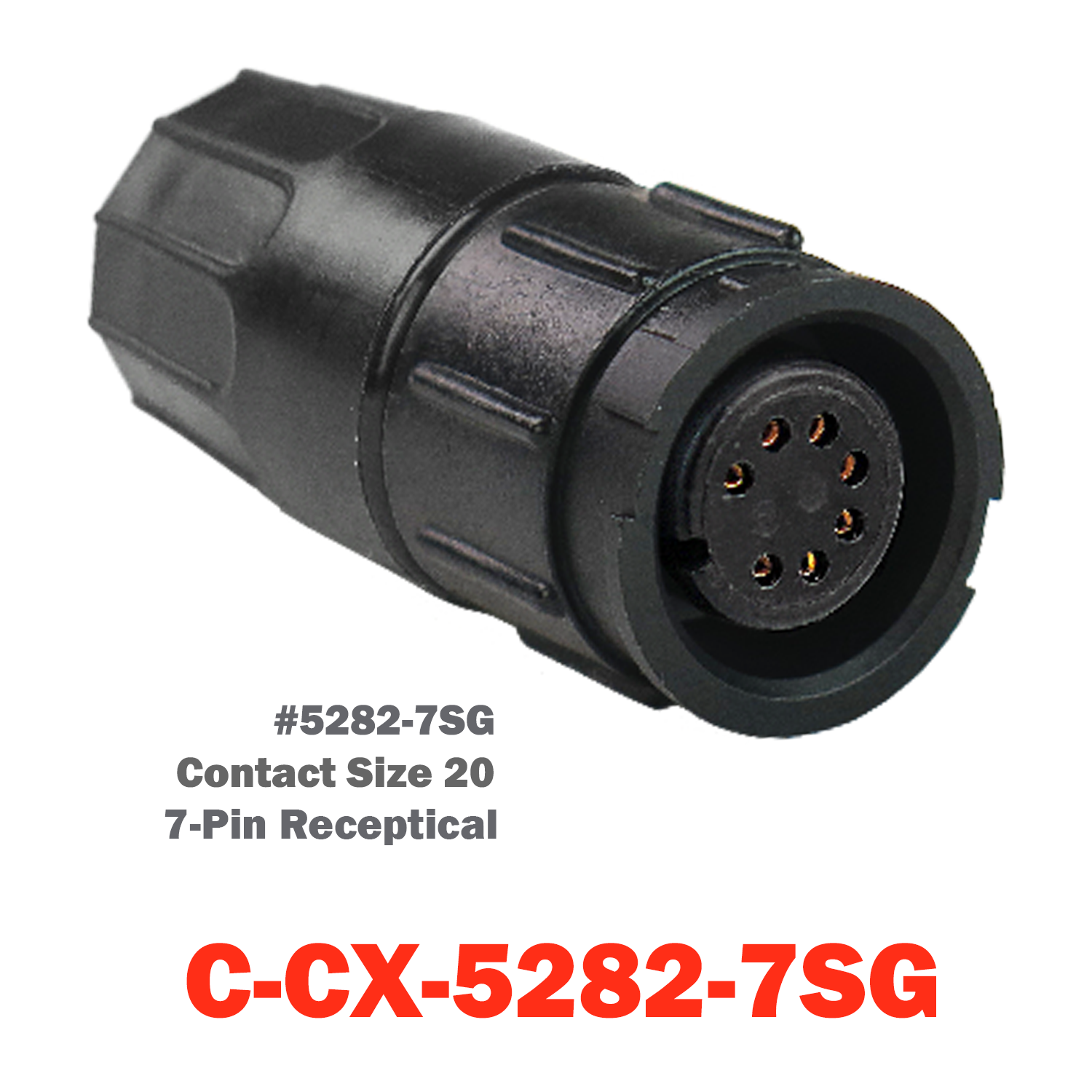 07 Pin Conxall Receptacle | C-CX-5282-7SG