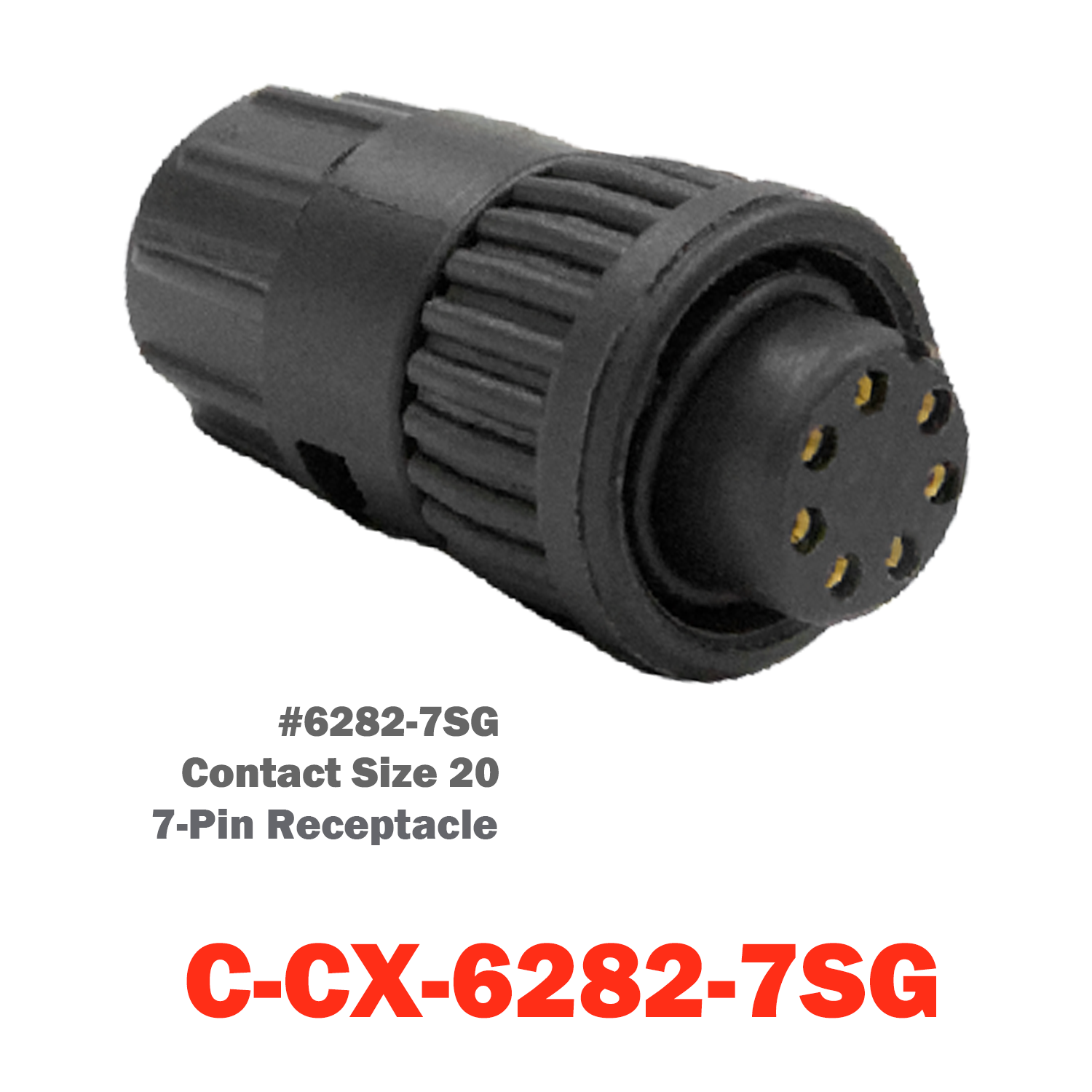 07 Pin Conxall Receptacle | C-CX-6282-7SG