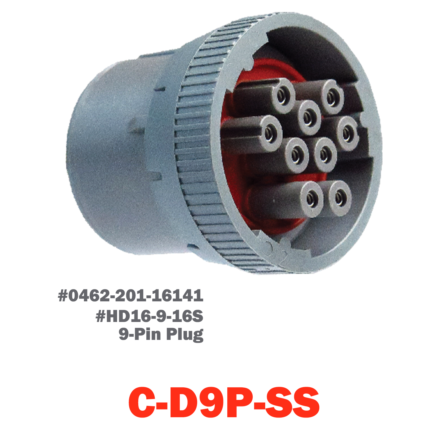 09 Pin Deutsch Plug | C-D9P-SS