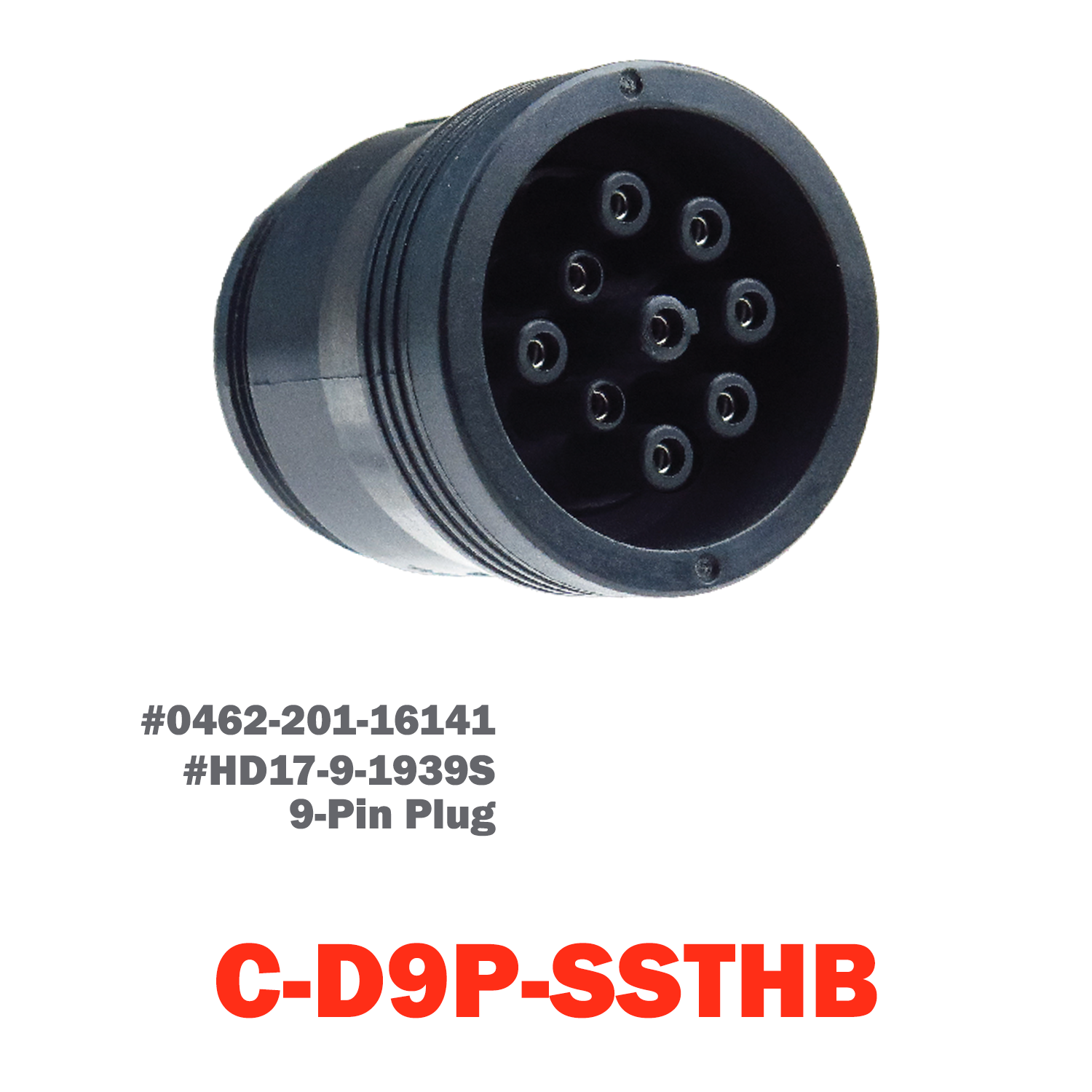 09 Pin Deutsch Plug | C-D9P-SSTHB