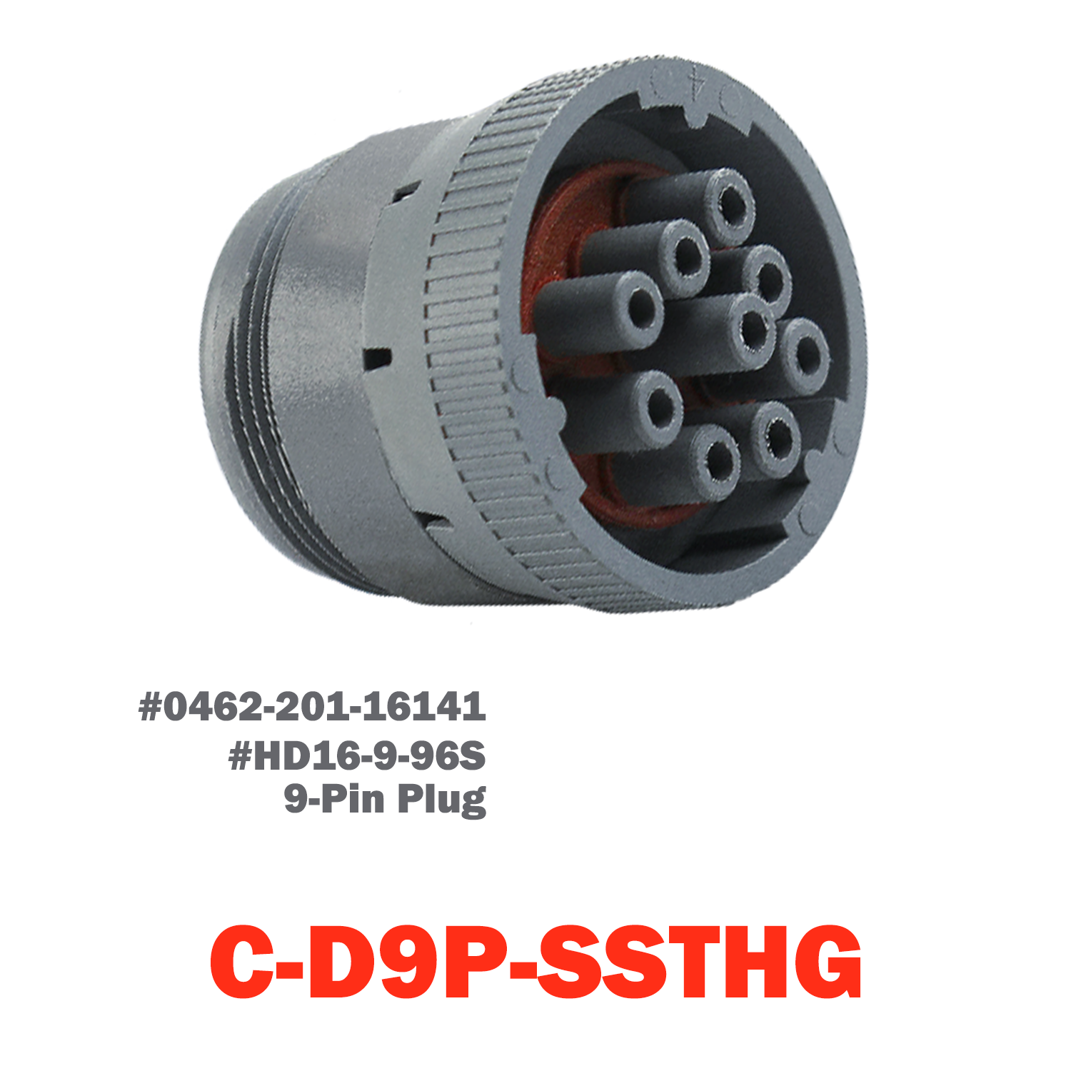 09 Pin Deutsch Plug | C-D9P-SSTHG
