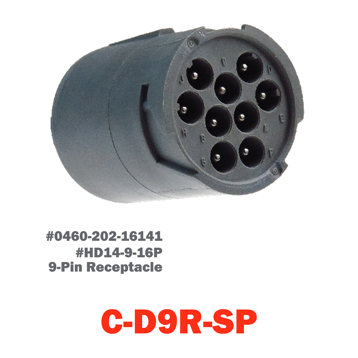 09 Pin Deutsch Receptacle | C-D9R-SP