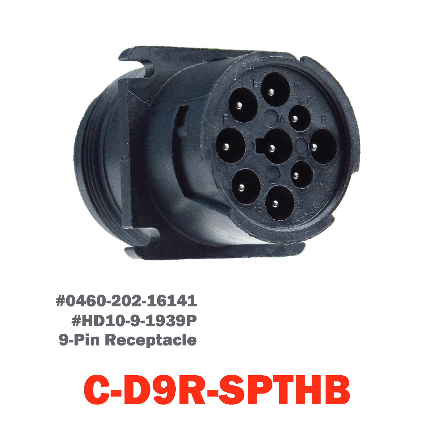 09 Pin Deutsch Receptacle | C-D9R-SPTHB
