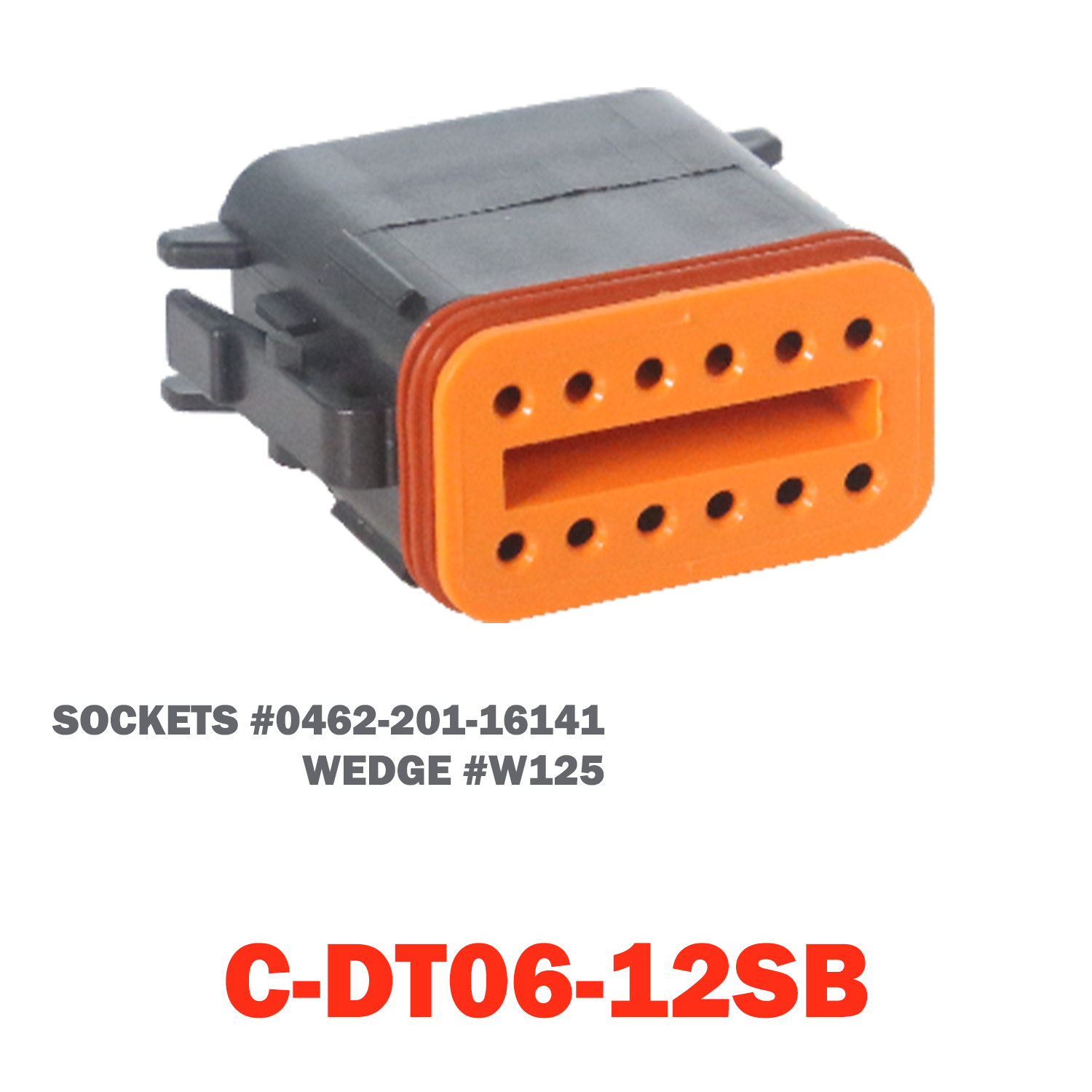 12 Pin Deutsch Plug | C-DT06-12SB