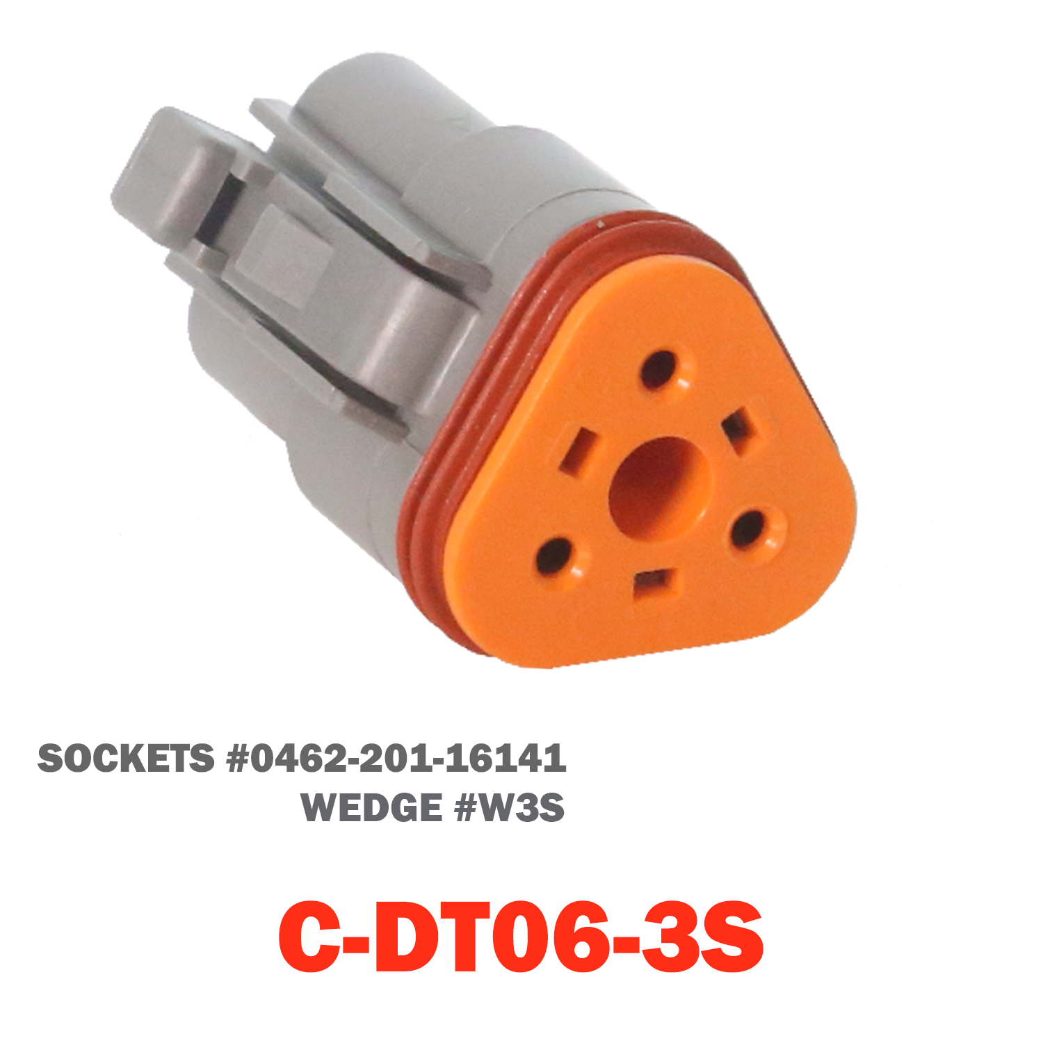 03 Pin Deutsch Plug | C-DT06-03S