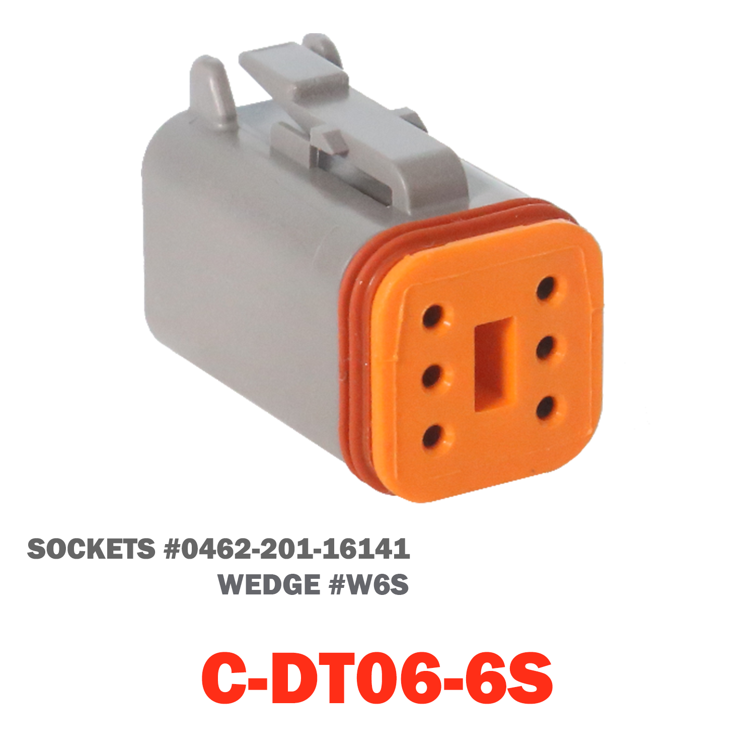 06 Pin Deutsch Plug | C-DT06-6S