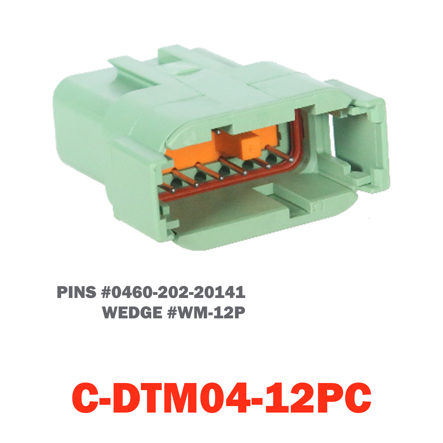 12 Pin Mini Deutsch Receptacle | C-DTM04-12PC