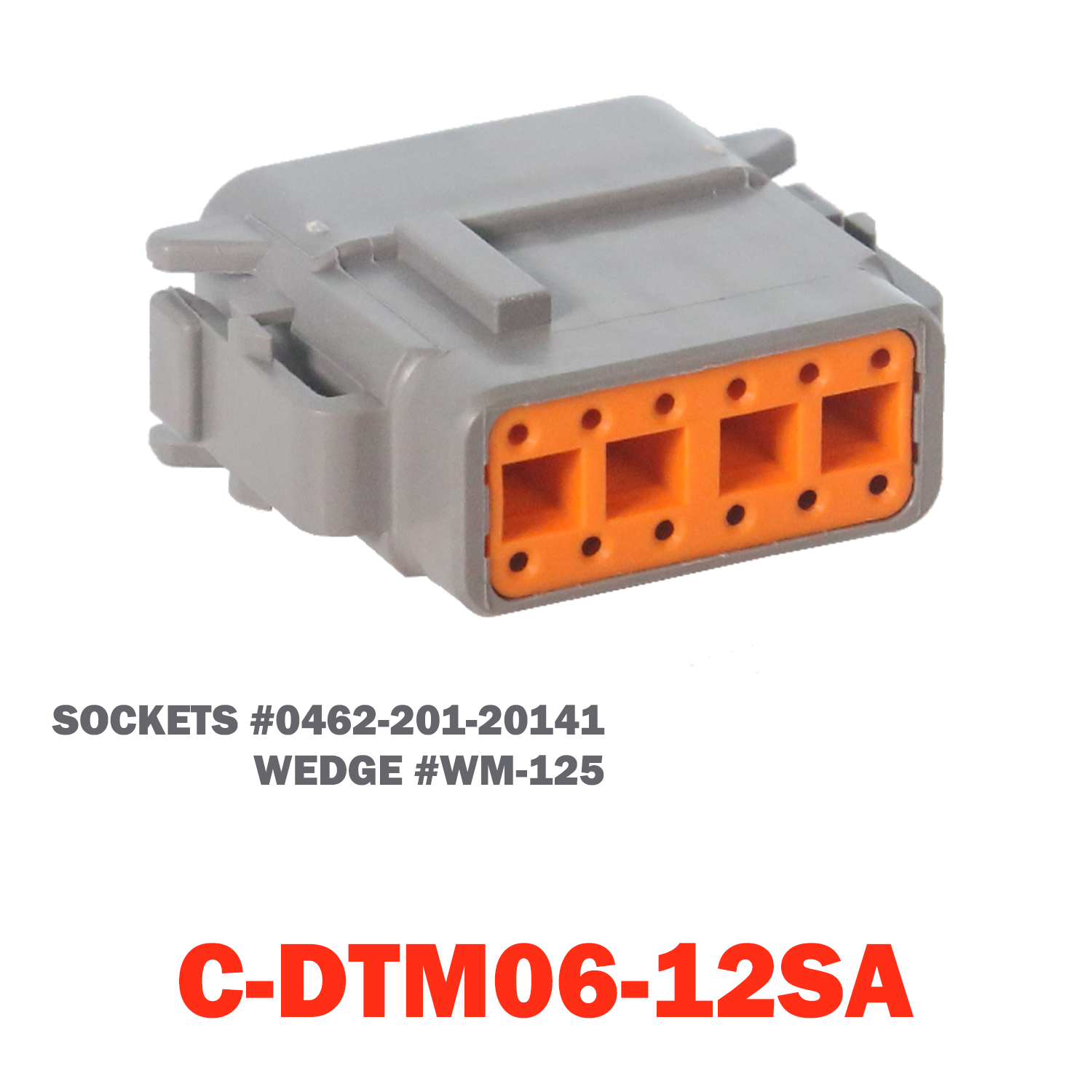 12 Pin Mini Deutsch Plug | C-DTM06-12SA