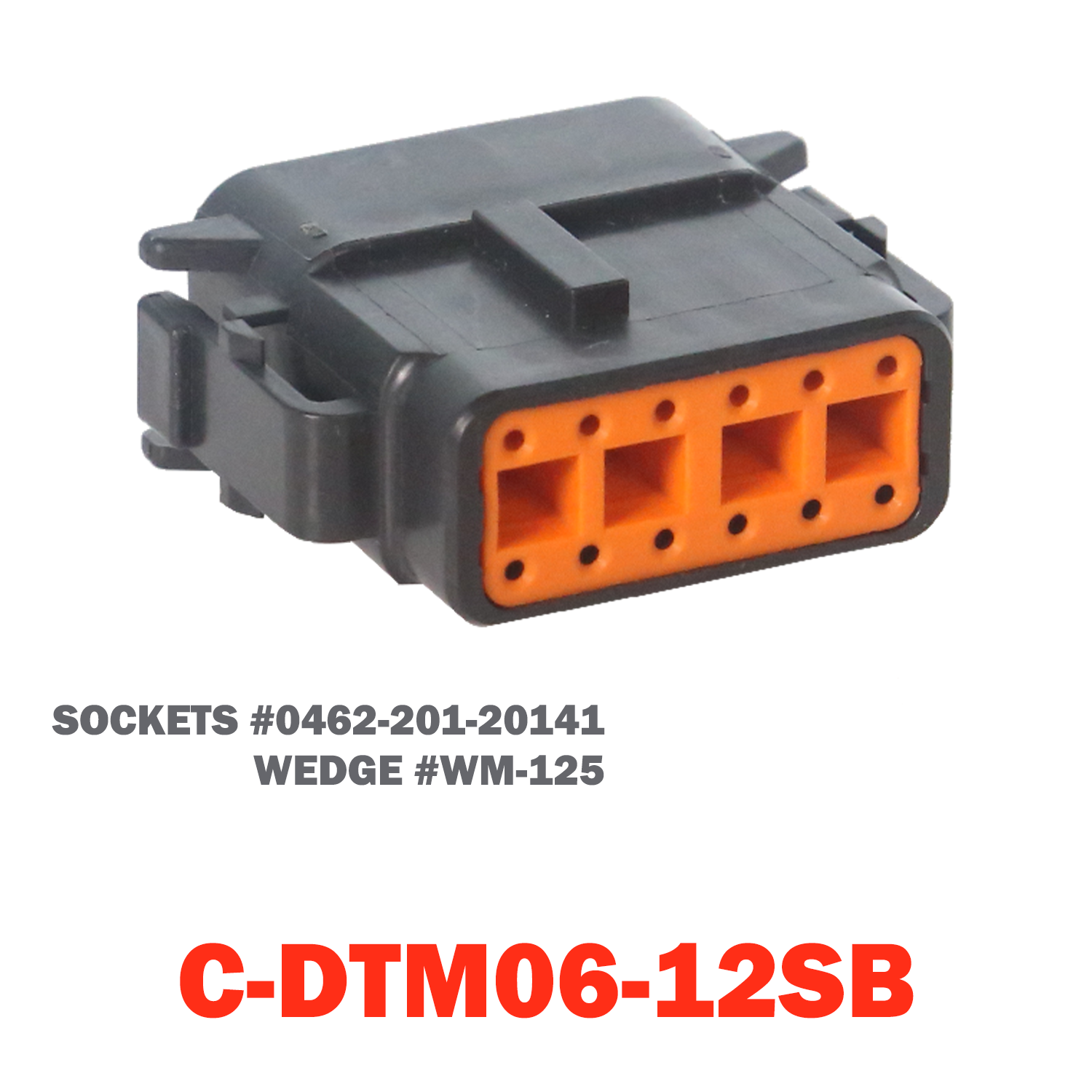 12 Pin Mini Deutsch Plug | C-DTM06-12SB