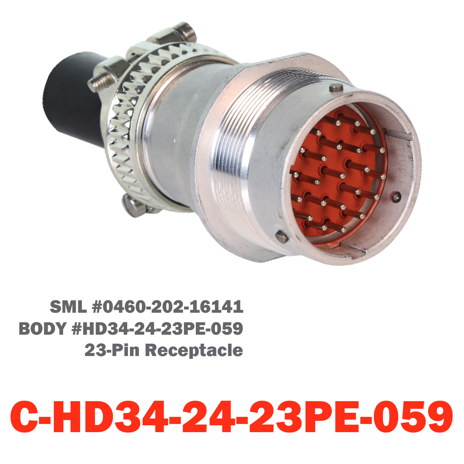 23 Pin Deutsch Reverse Plug | C-HD34-24-23PE-059