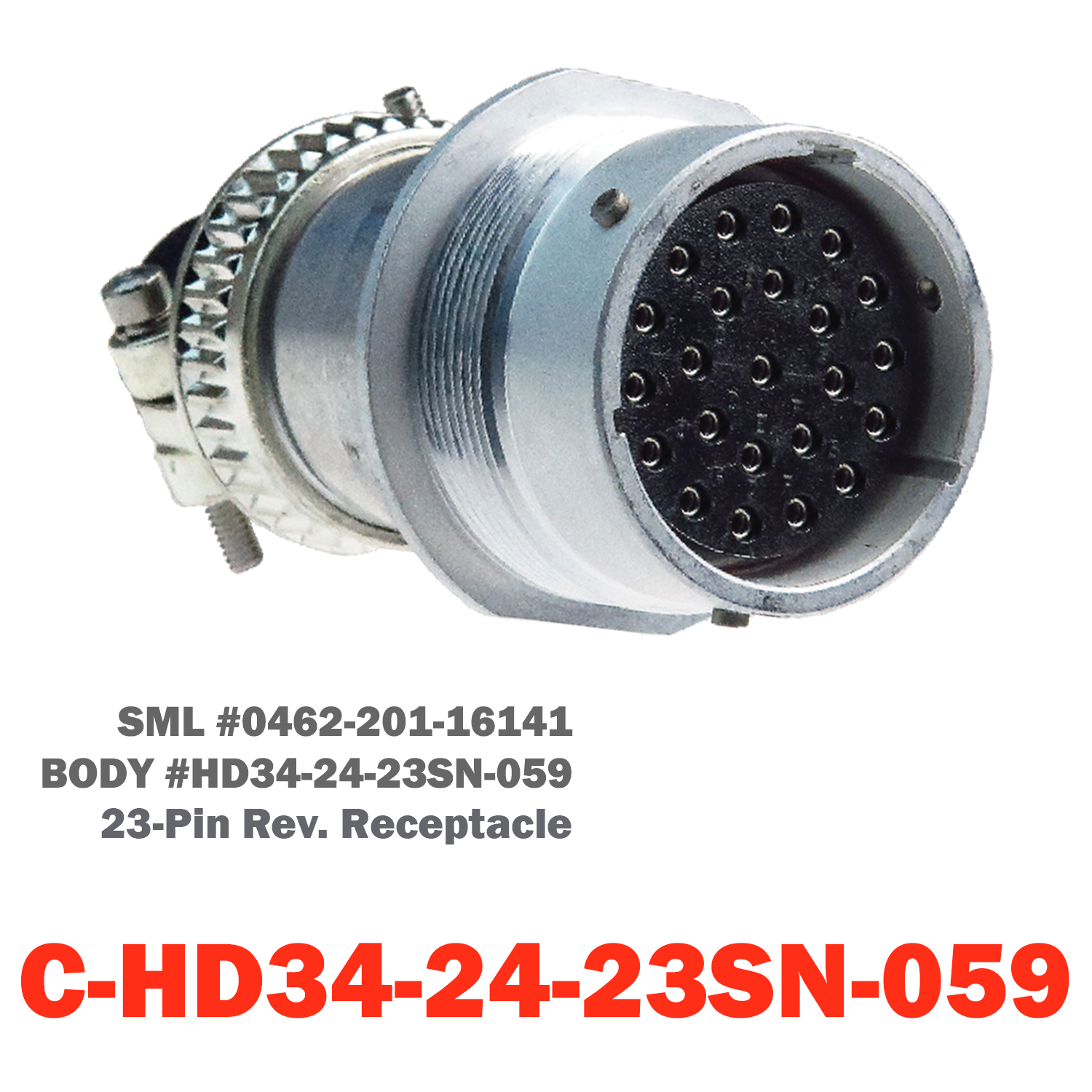 23 Pin Deutsch Receptacle | C-HD34-24-23SN-059