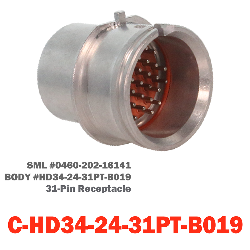 31 Pin Deutsch Receptacle | C-HD34-24-31PT-B019