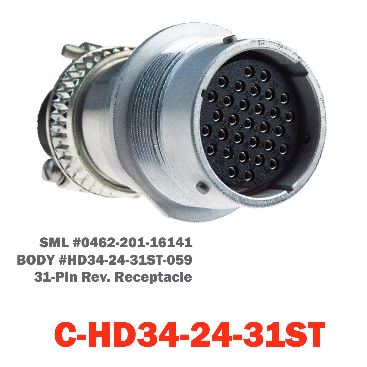31 Pin Deutsch Receptacle | C-HD34-24-31ST