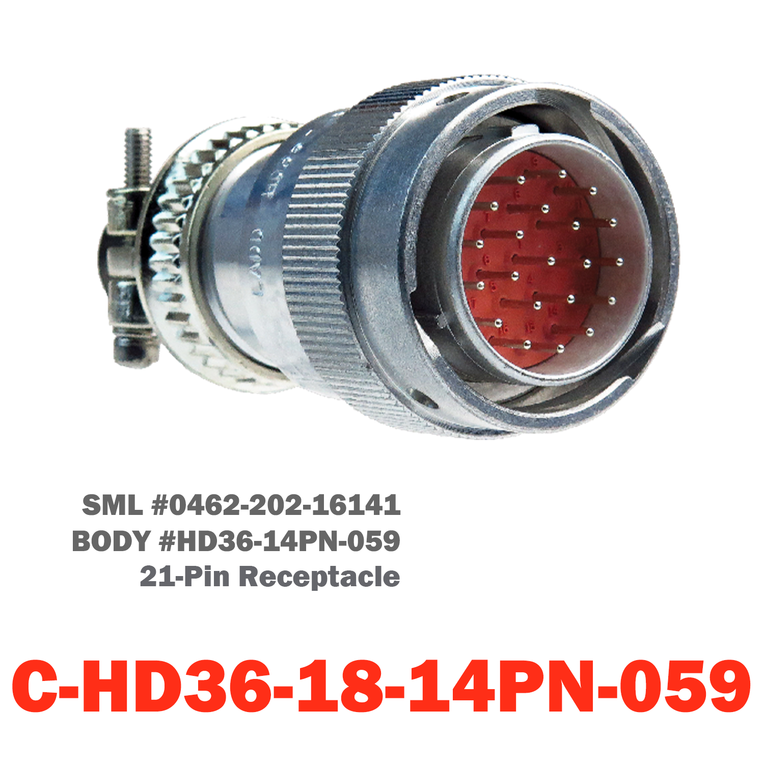 14 Pin Deutsch Plug | C-HD346-18-14PN-059/072