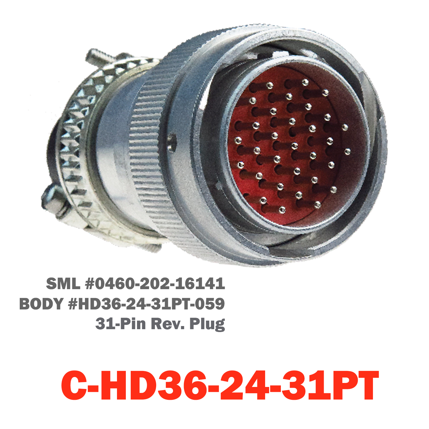 31 Pin Deutsch Plug | C-HD36-24-31PT