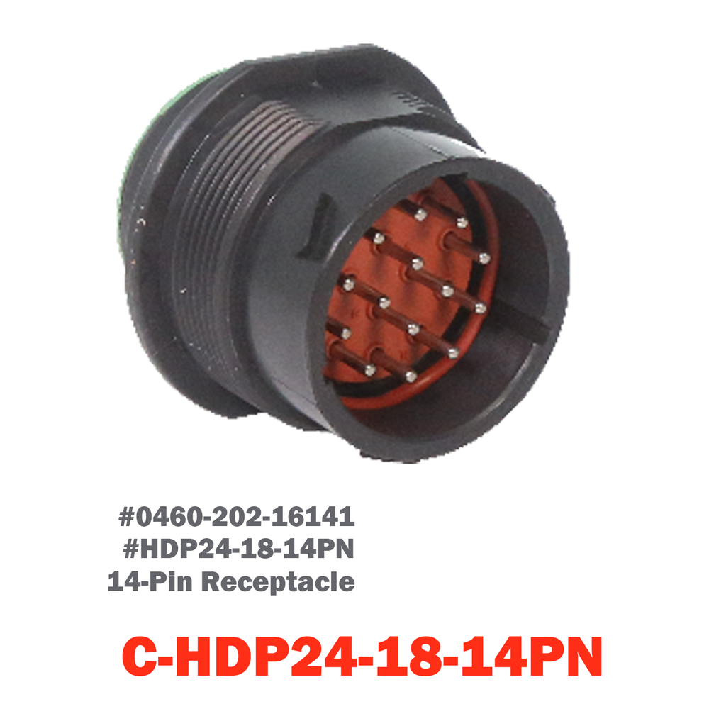 14 Pin Deutsch Receptacle | C-HDP24-18-14PN