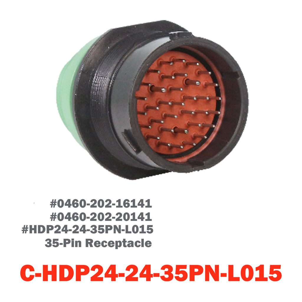 35 Pin Deutsch Receptacle | C-HDP24-24-35PN-L015