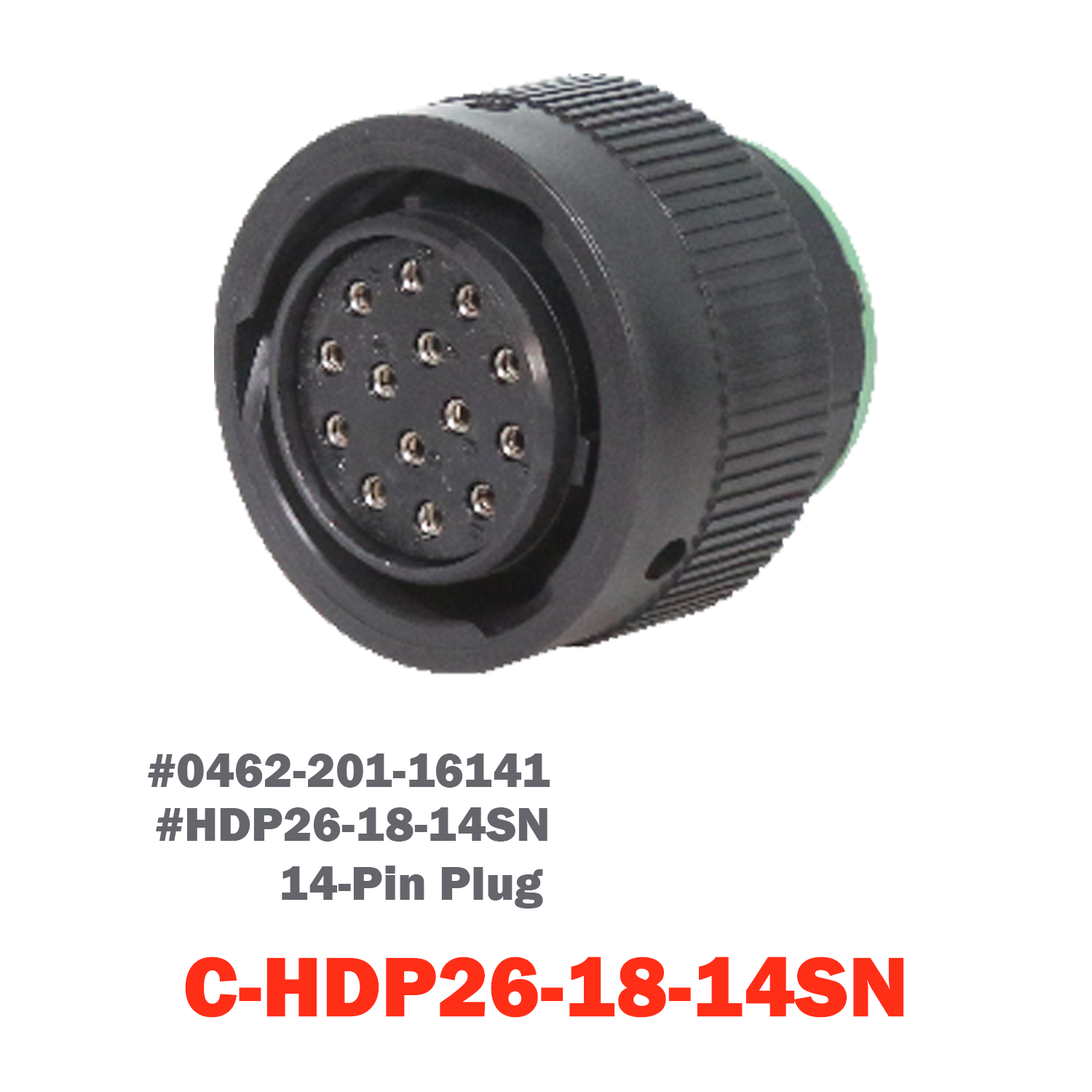 14 Pin Deutsch Plug | C-HDP26-18-14SN
