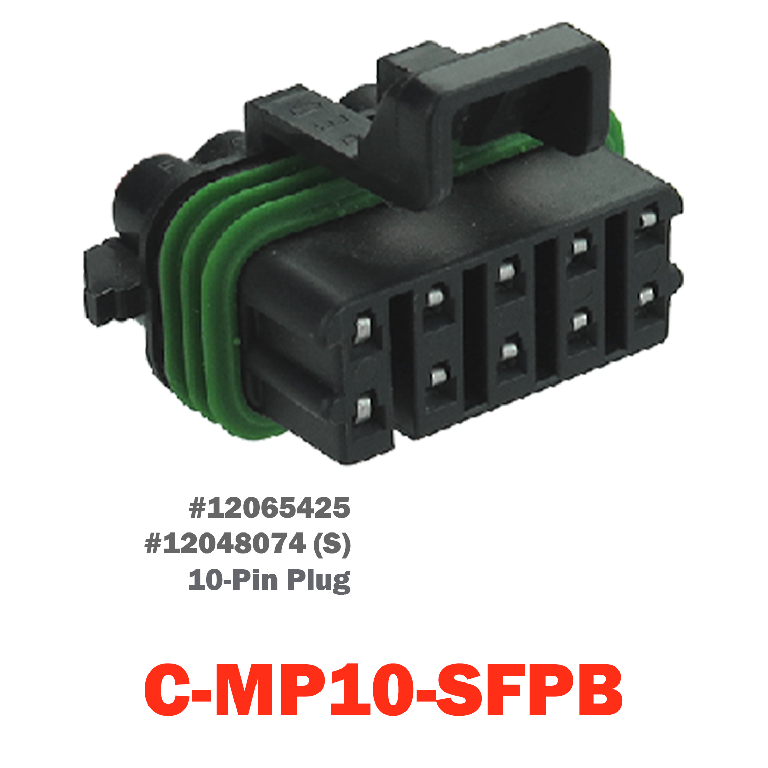 10 Pin Metri-Pack Plug | C-MP10-SFPB