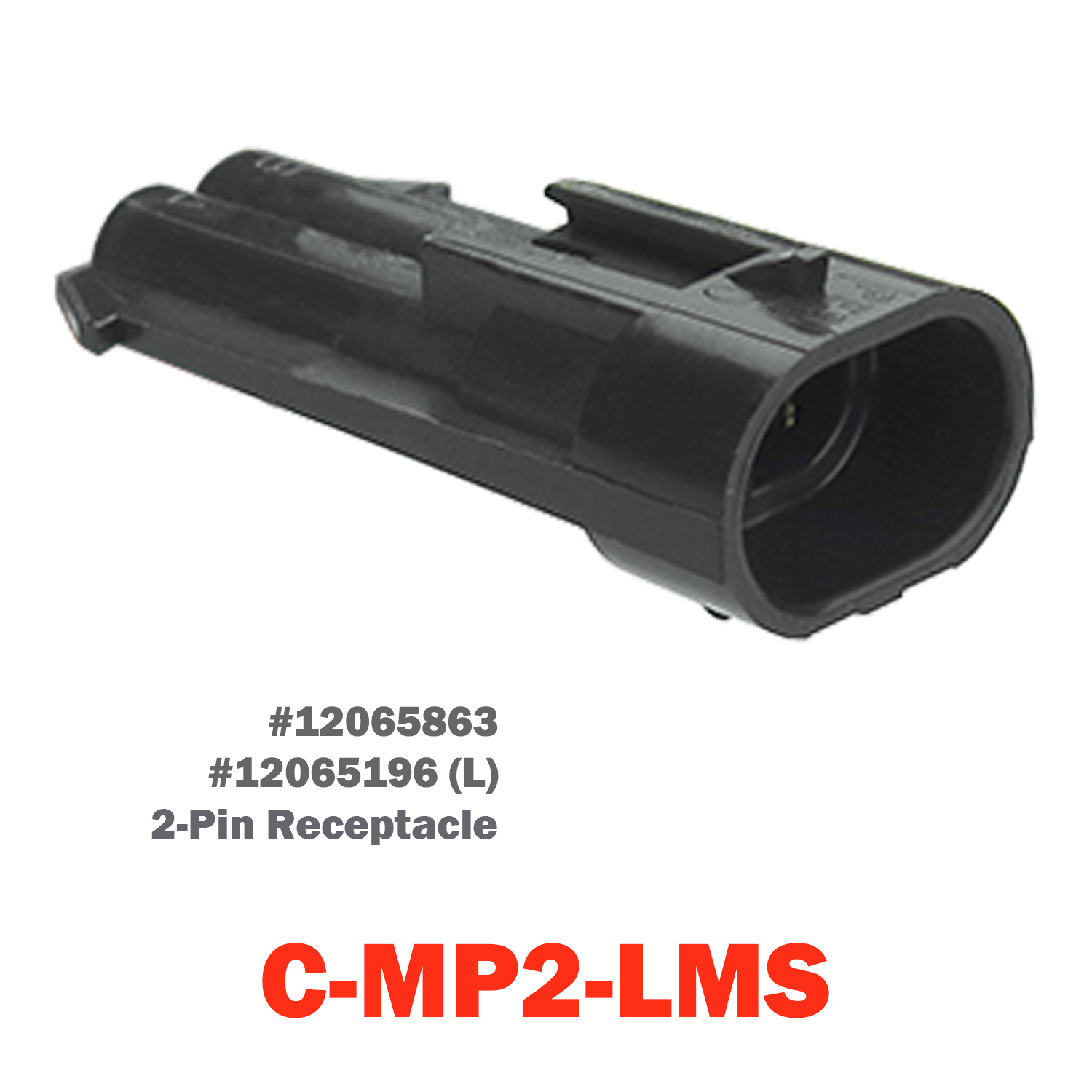 02 Pin Metri-Pack Socket | C-MP2-LMS