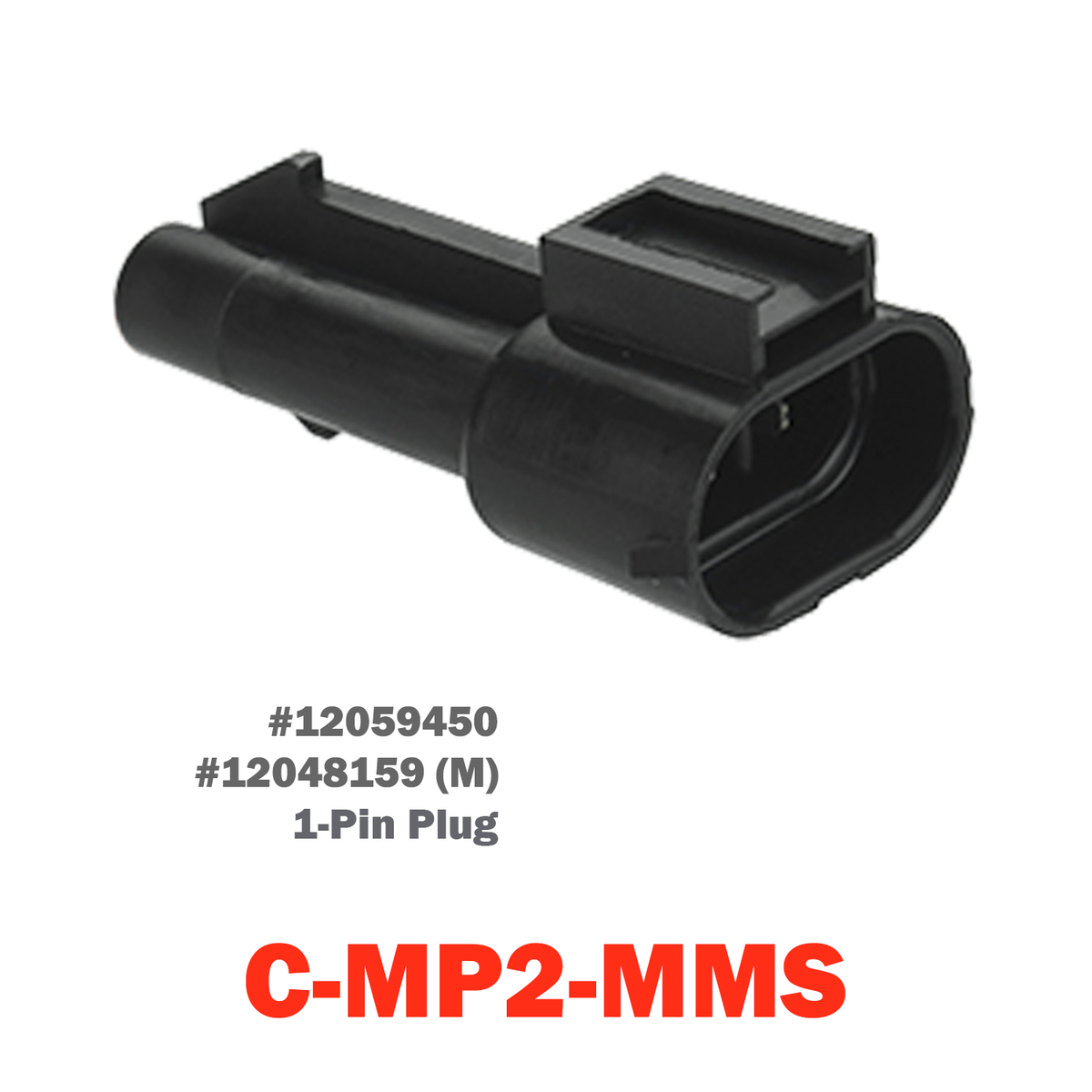 02 Pin Metri-Pack Socket | C-MP2-MMS