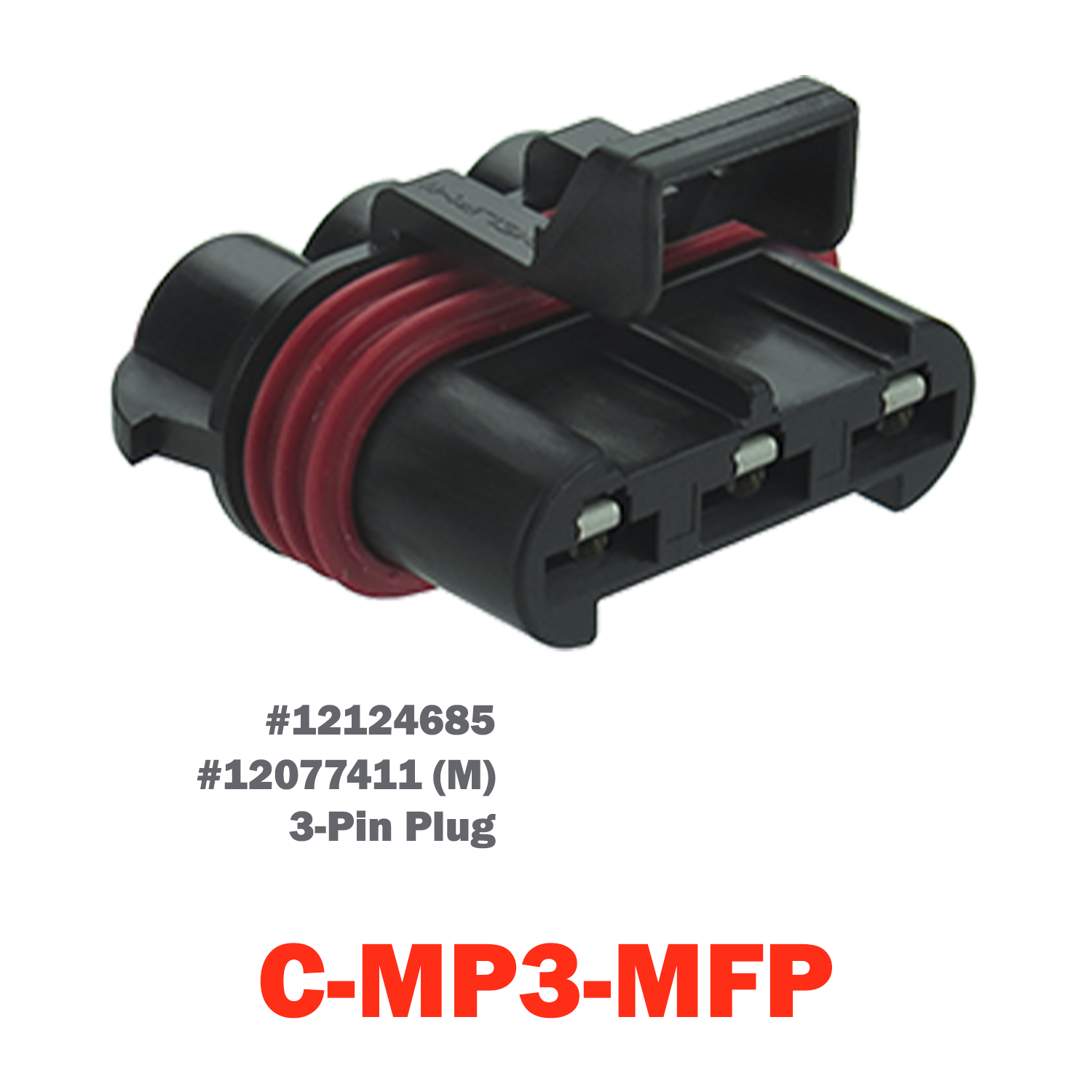 03 Pin Metri-Pack Plug | C-MP3-MFP