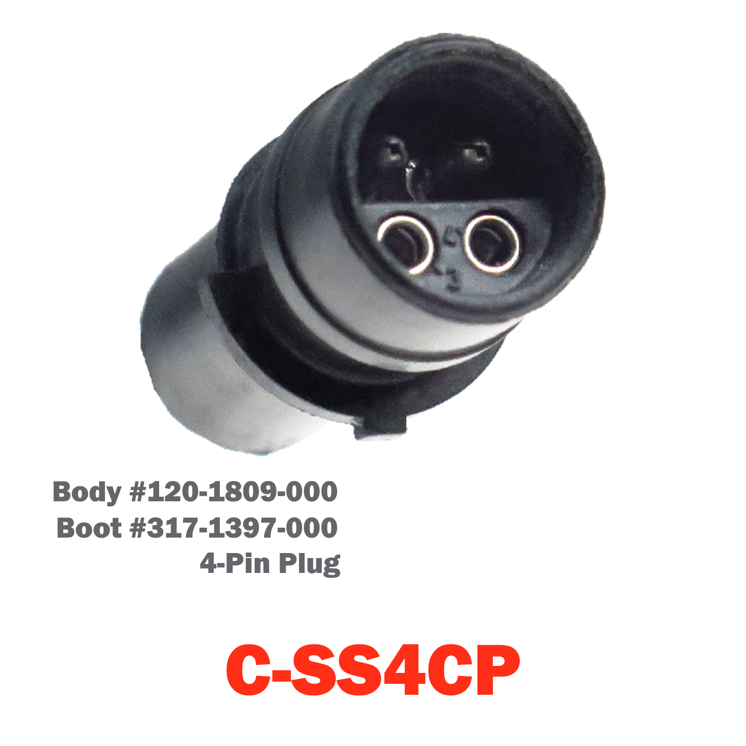 04 Pin Cannon Plug | C-SS4CP