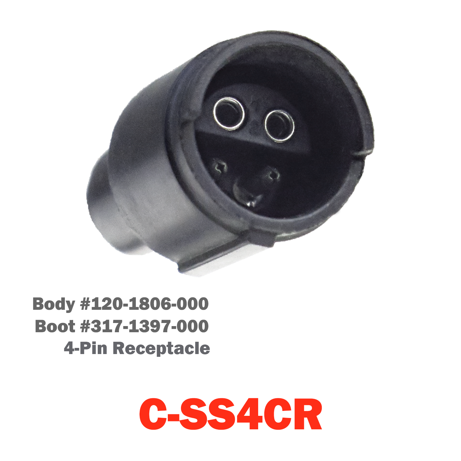 04 Pin Cannon Receptacle | C-SS4CR