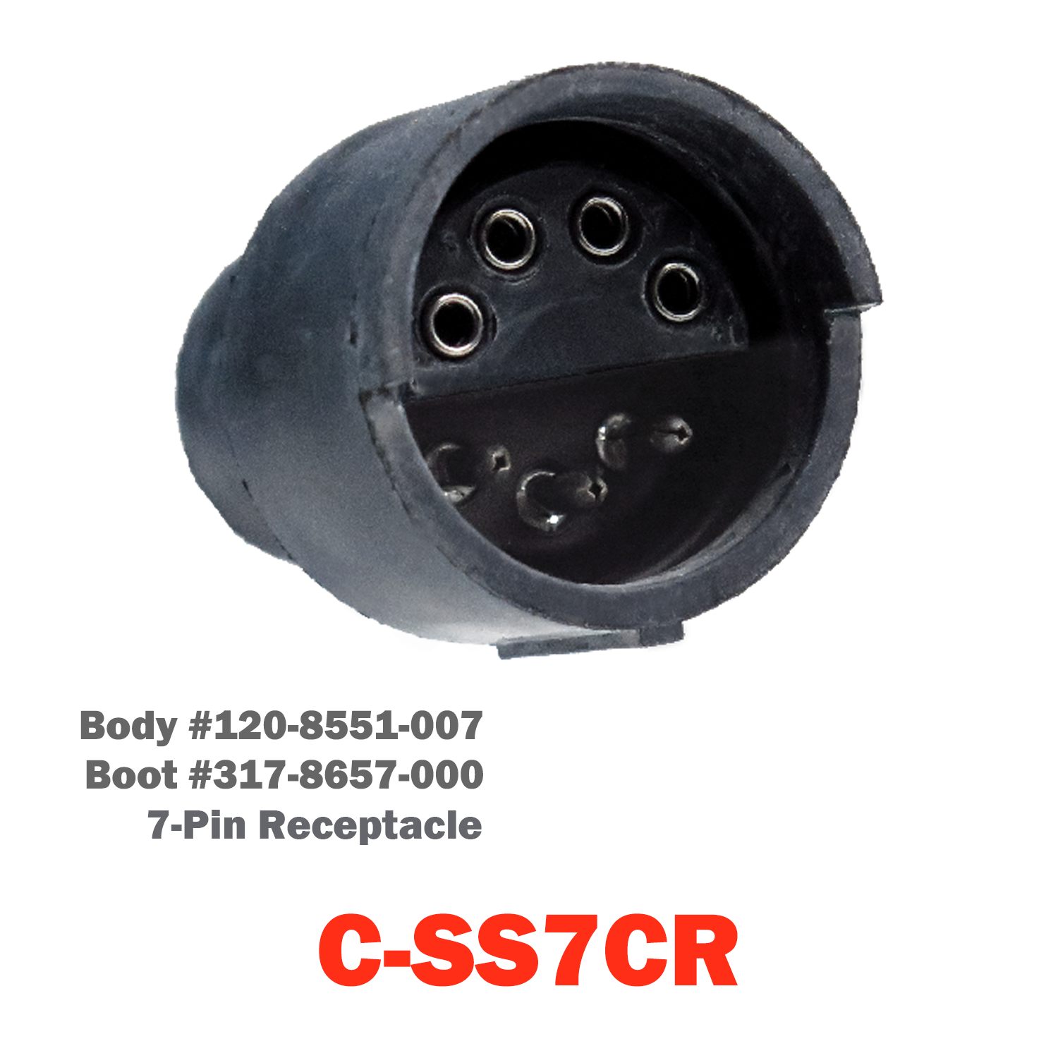 07 Pin Cannon Receptacle | C-SS7CR