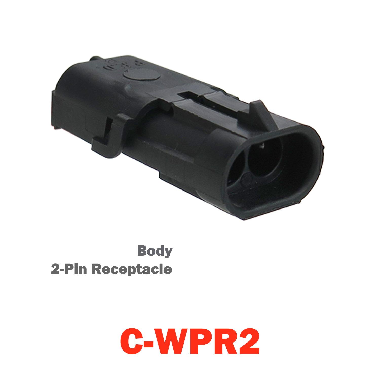 02 Pin Weather Pack Receptacle | C-WPR2