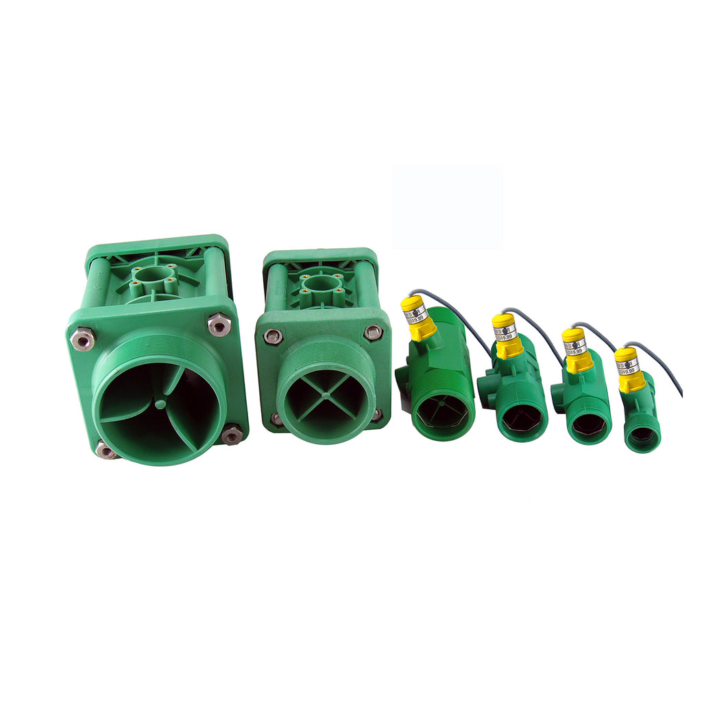 (3) Dickey-john Flow Meters