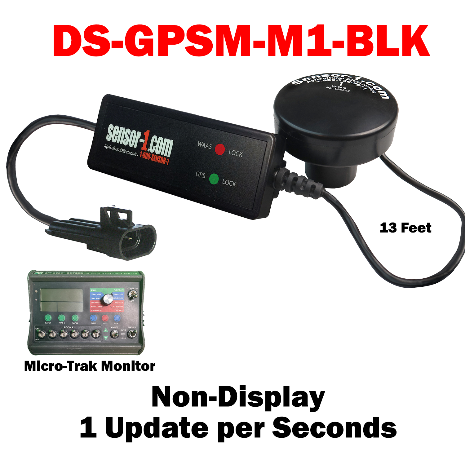 DS-GPSM-M1-BLK | Sensor-1 Micro-Trak GPS Non DisplaY