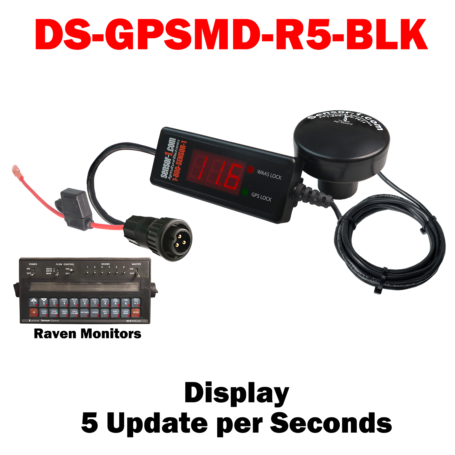 DS-GPSMD-R5-BLK | Sensor-1 GPS Display