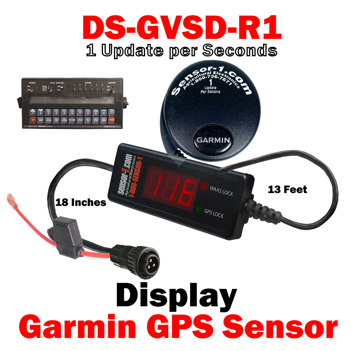 Gvsd DS-GVSD-R1 | GPS Garmin Ground Speed Sensor