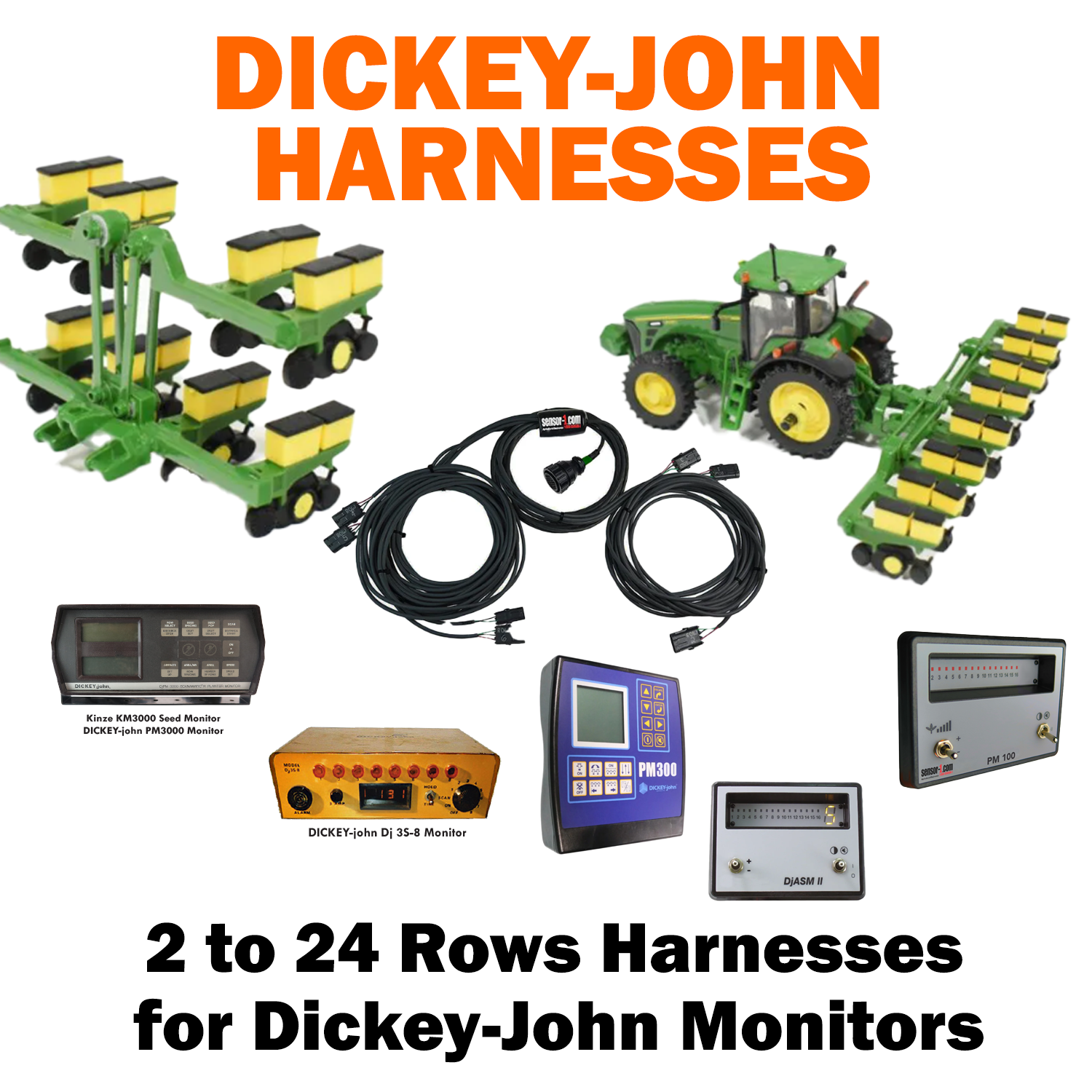 Planter Harnesses for Dickey-john Monitors | 4-12 Rows