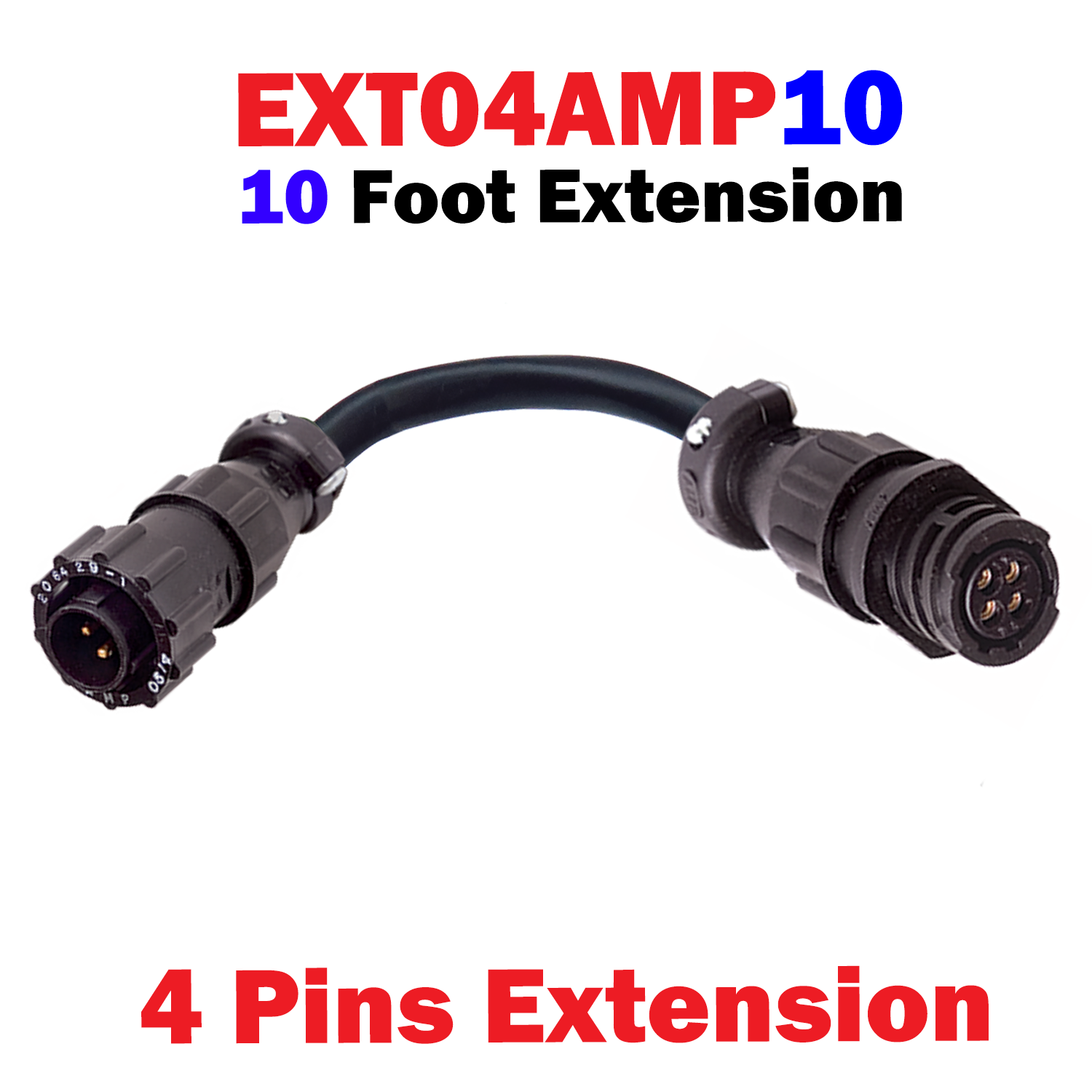 4 Pin AMP Extension Cable