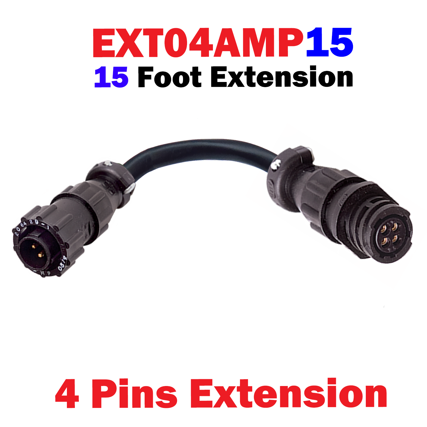 4 Pin AMP Extension Cable