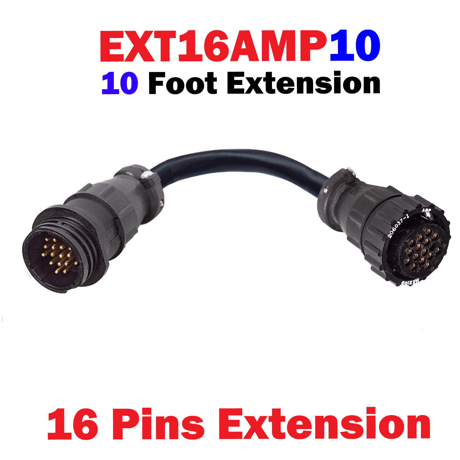 16 Pin AMP Extension Cable